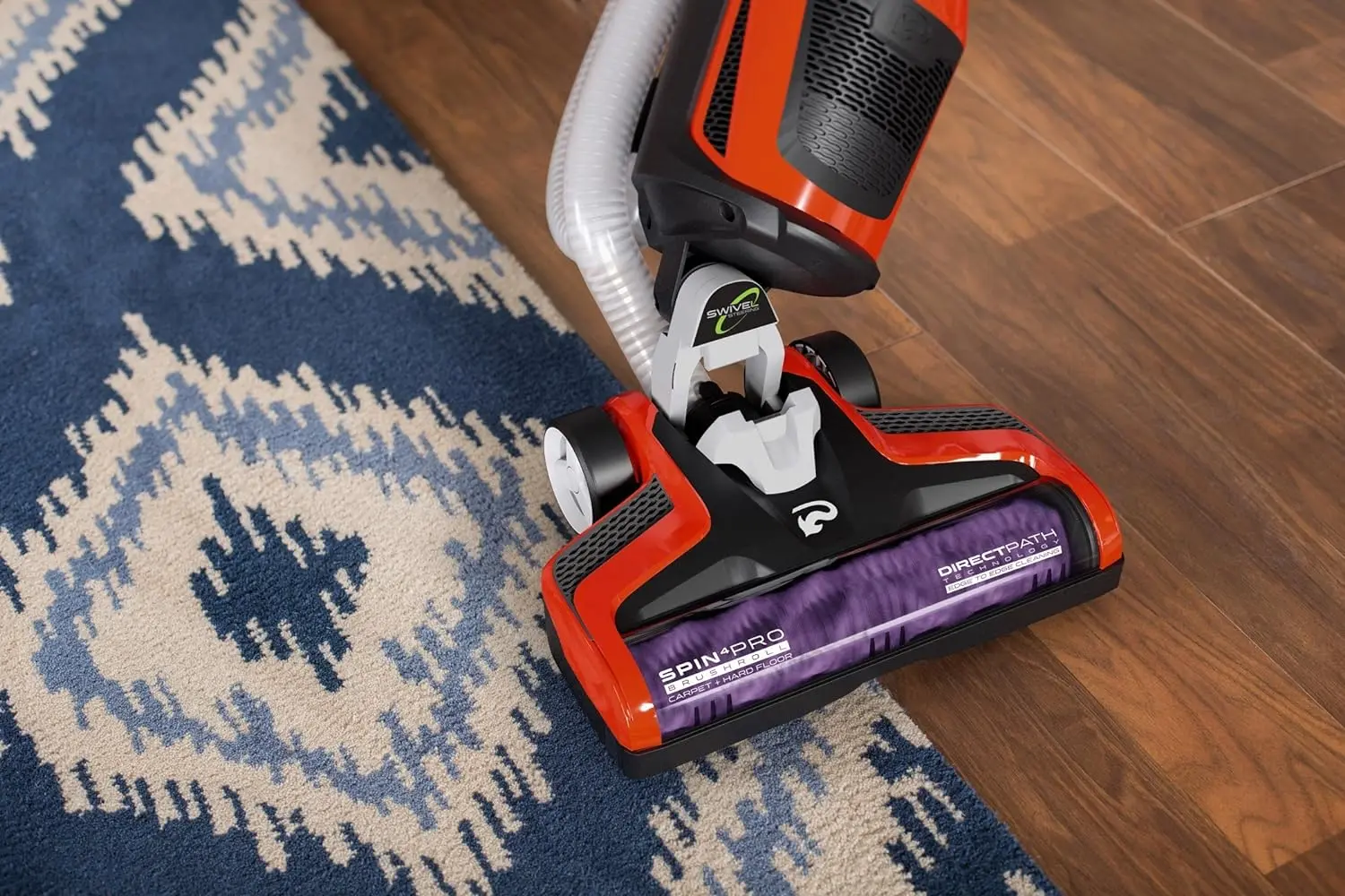 Dirt Devil Razor Pet Vacuum Cleaner with Swivel Steering, 120 Volts, UD70355B, Red