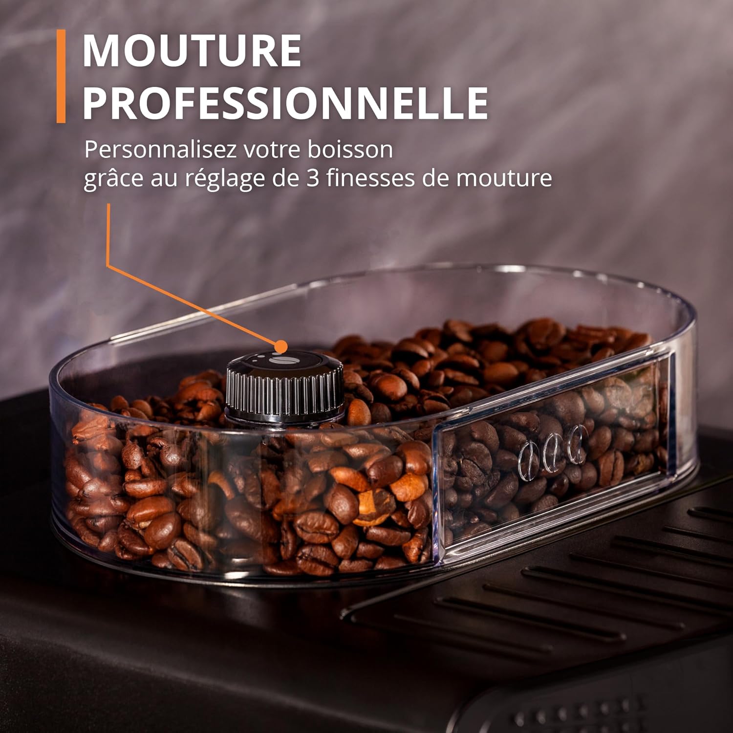 Krups Machine à café grain, 2 expressos simultanés, Ecran LCD, Cafetière espresso compacte, Nettoyage automatique, Buse vapeur pour Cappuccino, Essential noire YY8135FD, Noir