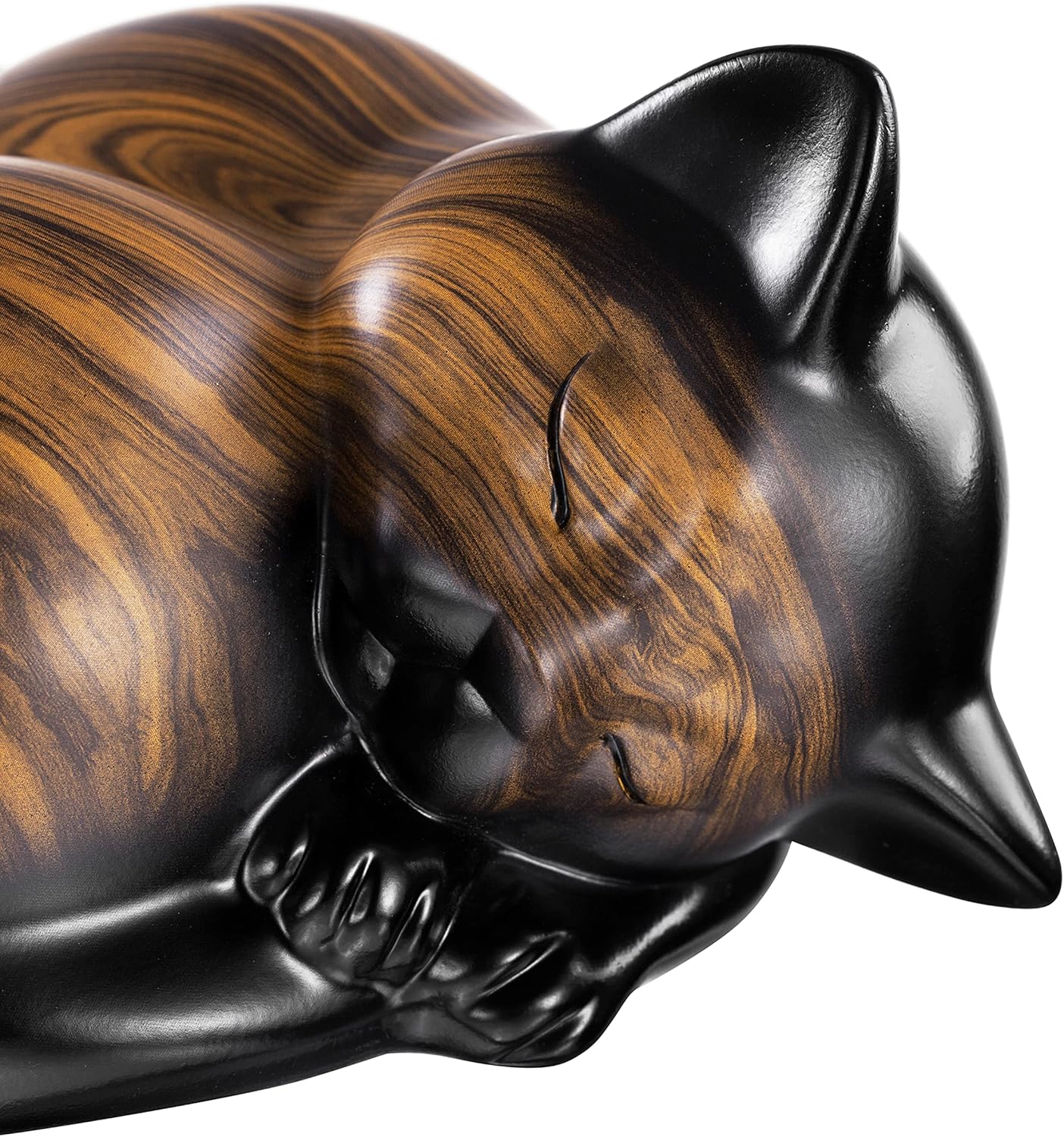 Kriss Art Urne pour animal de compagnie, urne de crémation en résine pour chat, urne pour cendres, urne pour petit animal