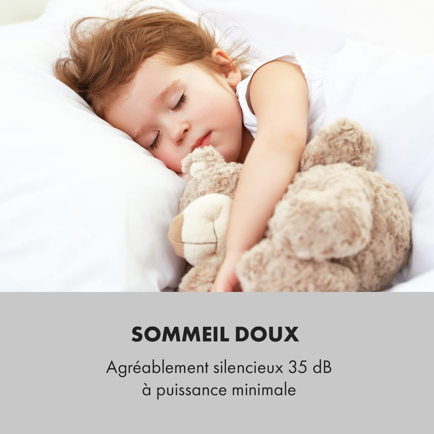 Klarstein Rafraichisseur d'Air 4 en 1, Climatiseur Portable Smart APP Mobile, Humidificateur, Ventilateur, Sans Évacuation 65W, Pack Glacons, Mode Nuit, Puissant Débit d'Air 330m³/h