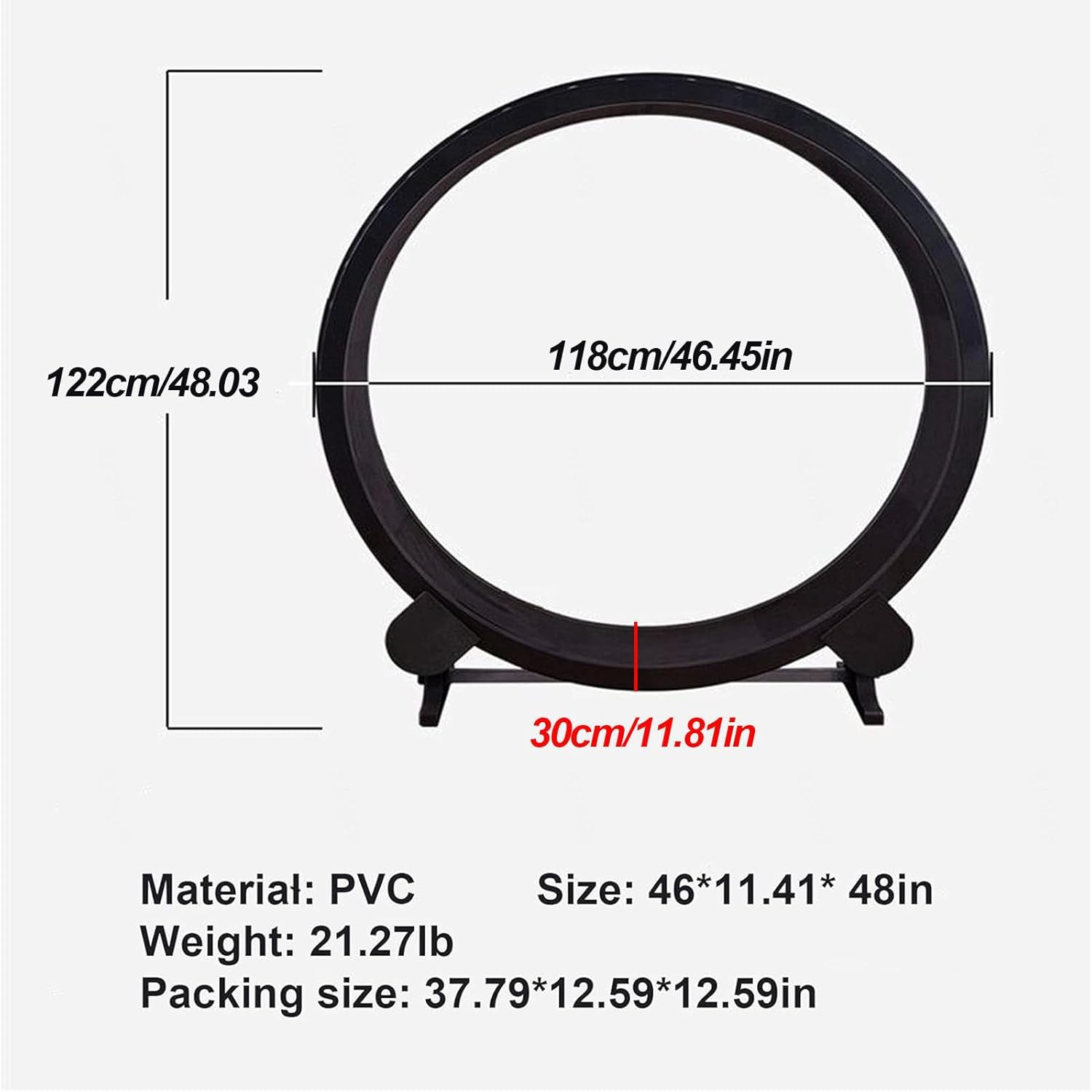 Tapis Roulant pour Chat, Roues d'exercice pour Petits Animaux, Diamètre 1,2 Mètres, Jouet de Sport pour Chat, Roue d'exercice Silencieuse, Grand Jouet pour Animaux de Compagnie, Parfait pour