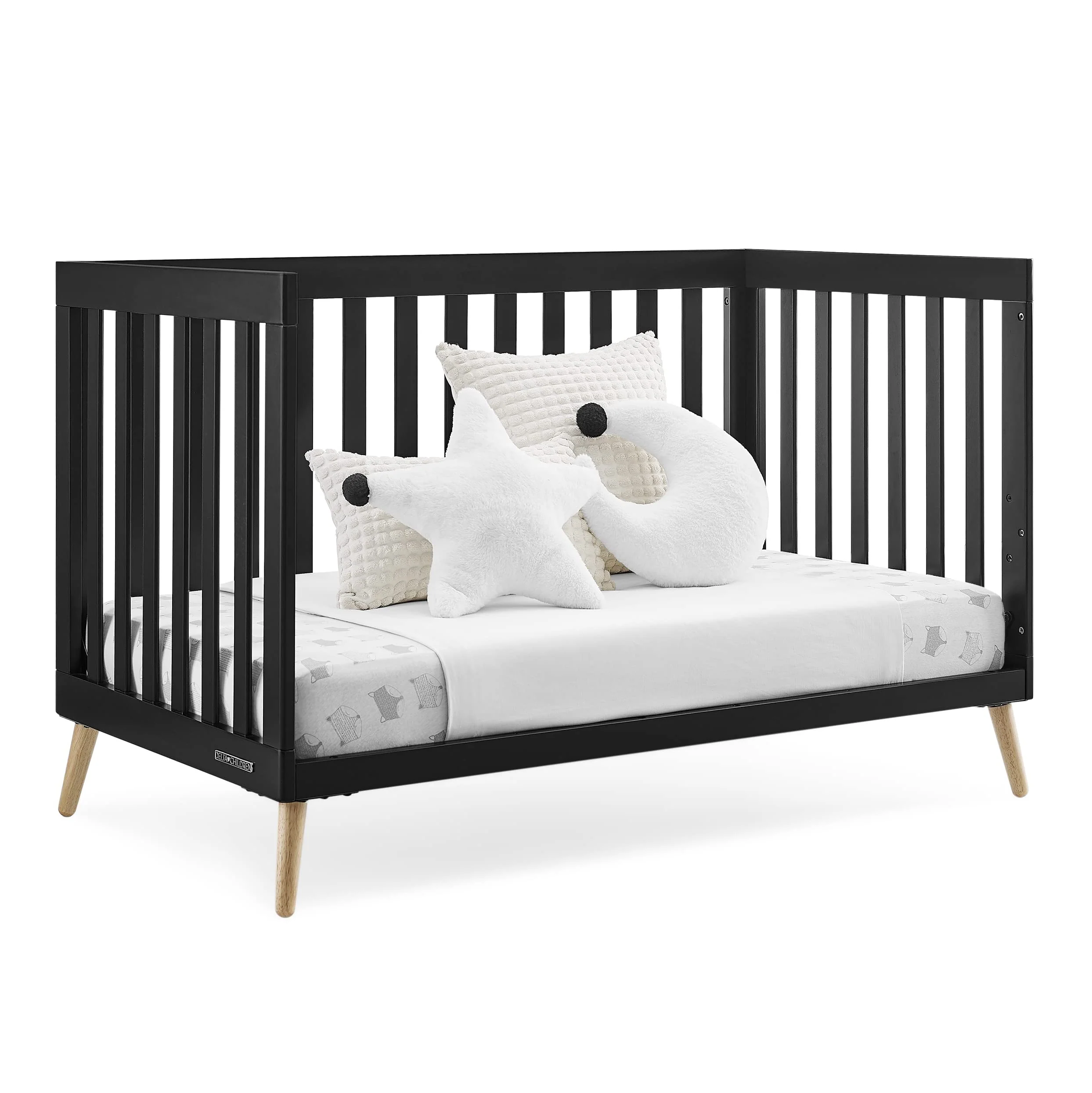 Essex 4-in-1 Convertible Baby Crib with Toddler Mattress