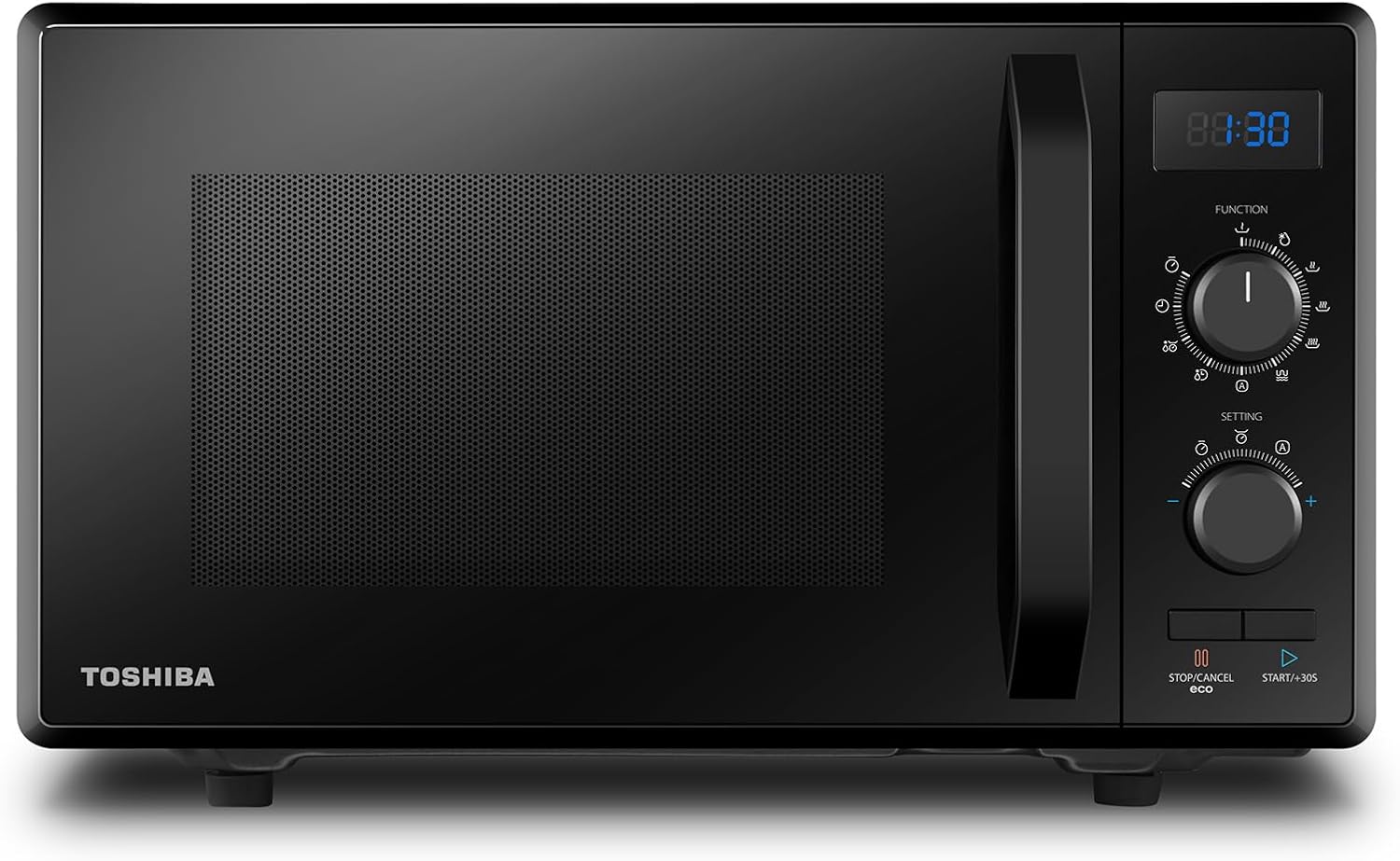 Toshiba MW3-AC26PFI(MG) Four à Micro-ondes 26L Air chaud combiné, 6-en-1 900W avec Cuiseur Vapeur en Gris Morandi, 6 Programmes 10 Niveaux de Puissance, 10 Menus Automatiques