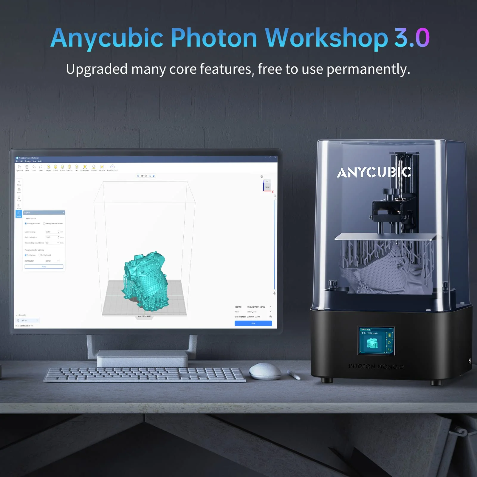 ANYCUBIC 4K+ Resin 3D Printer with 6.6'' HD Mono Screen