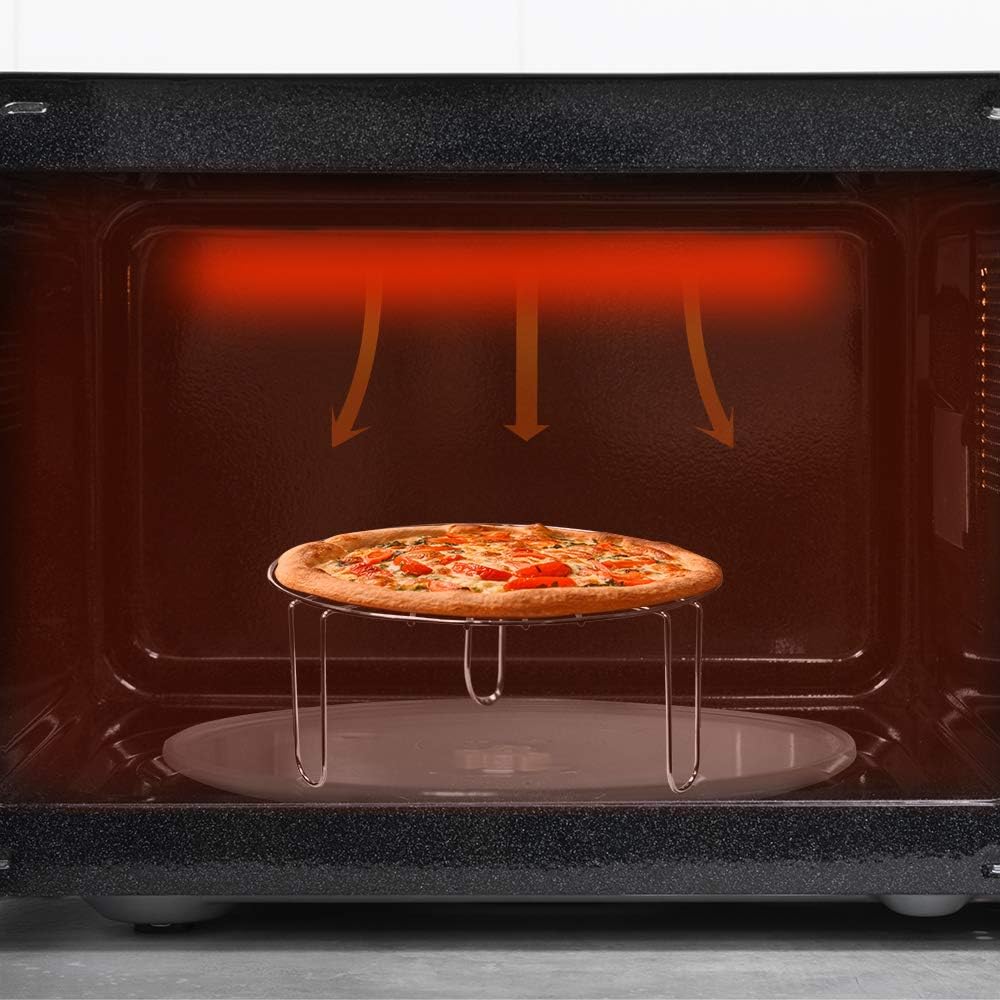 Cecotec Four à micro-ondes ProClean 9110 FullINOX avec grill 1000 W, 30 litres, 5 niveaux de puissance, 8 programmes, minuterie de 60 minutes, revêtement Ready2Clean, design avant miroir