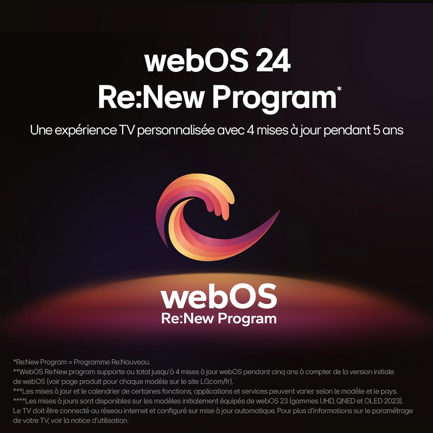 LG TV LED 2024 | 50UT73 | 50 Pouces | UHD | Processeur α5 gen 7 AI 4K, Noir