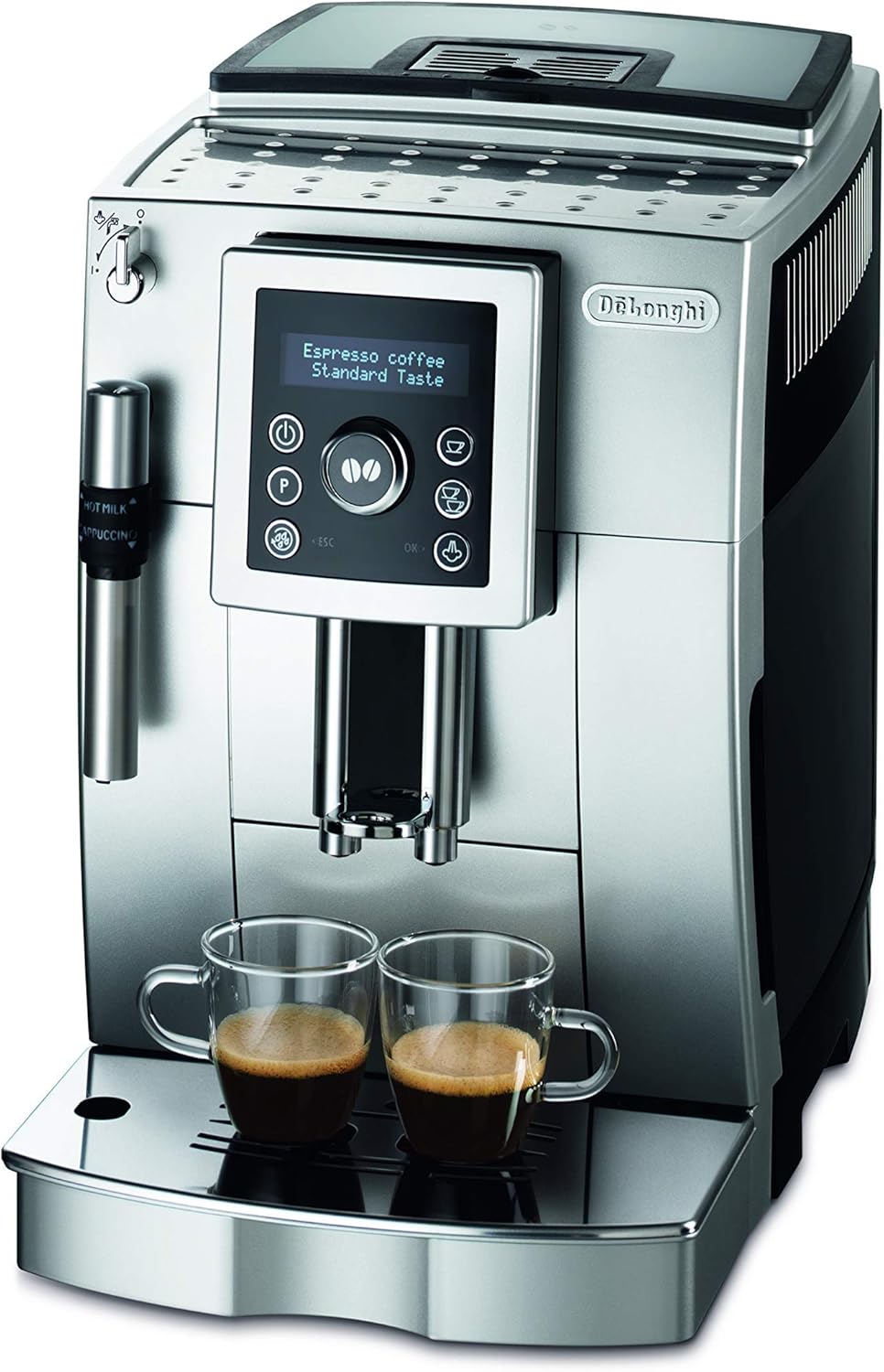 De'Longhi Magnifica Evo Machine a Café Grain ECAM292.33.SB, Machine Expresso et Cappucino, Argent [Exclusif Amazon], Cafè