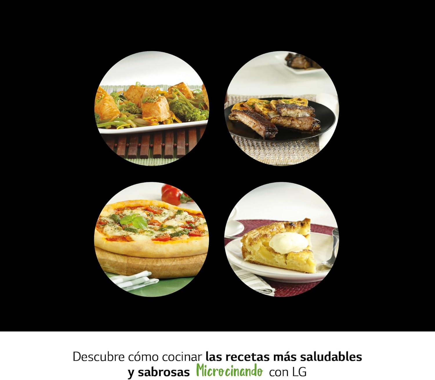 LG MJ3965ACS – Four micro-ondes 4 en 1 Smart Inverter, convection maximale de 1 850 W, gril de 950 W, micro-ondes de 1 100 W, capacité de 39 l, en acier inoxydable