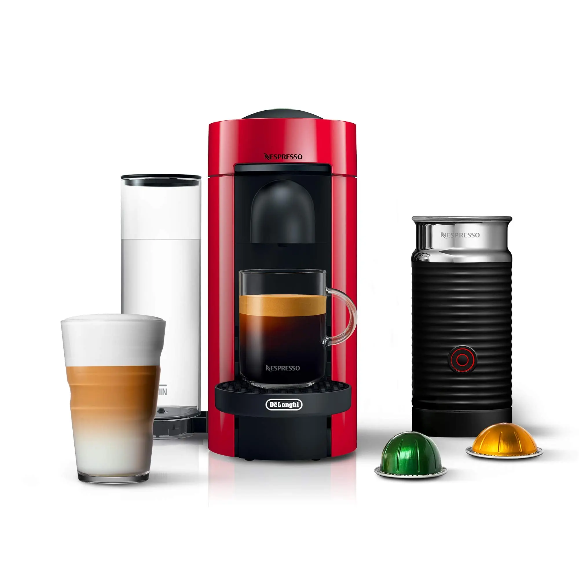 Nespresso Vertuo Plus Deluxe Coffee and Espresso Maker by De'Longhi, Matte Black