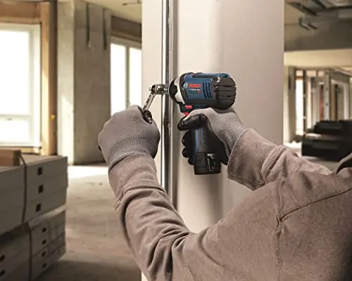 BOSCH CLPK22-120 12V Max Cordless 2-Tool 3/8 in. Drill/Driver and 1/4 in. Impact Driver Combo Kit with 2 Batteries, Charger and Case,Blue