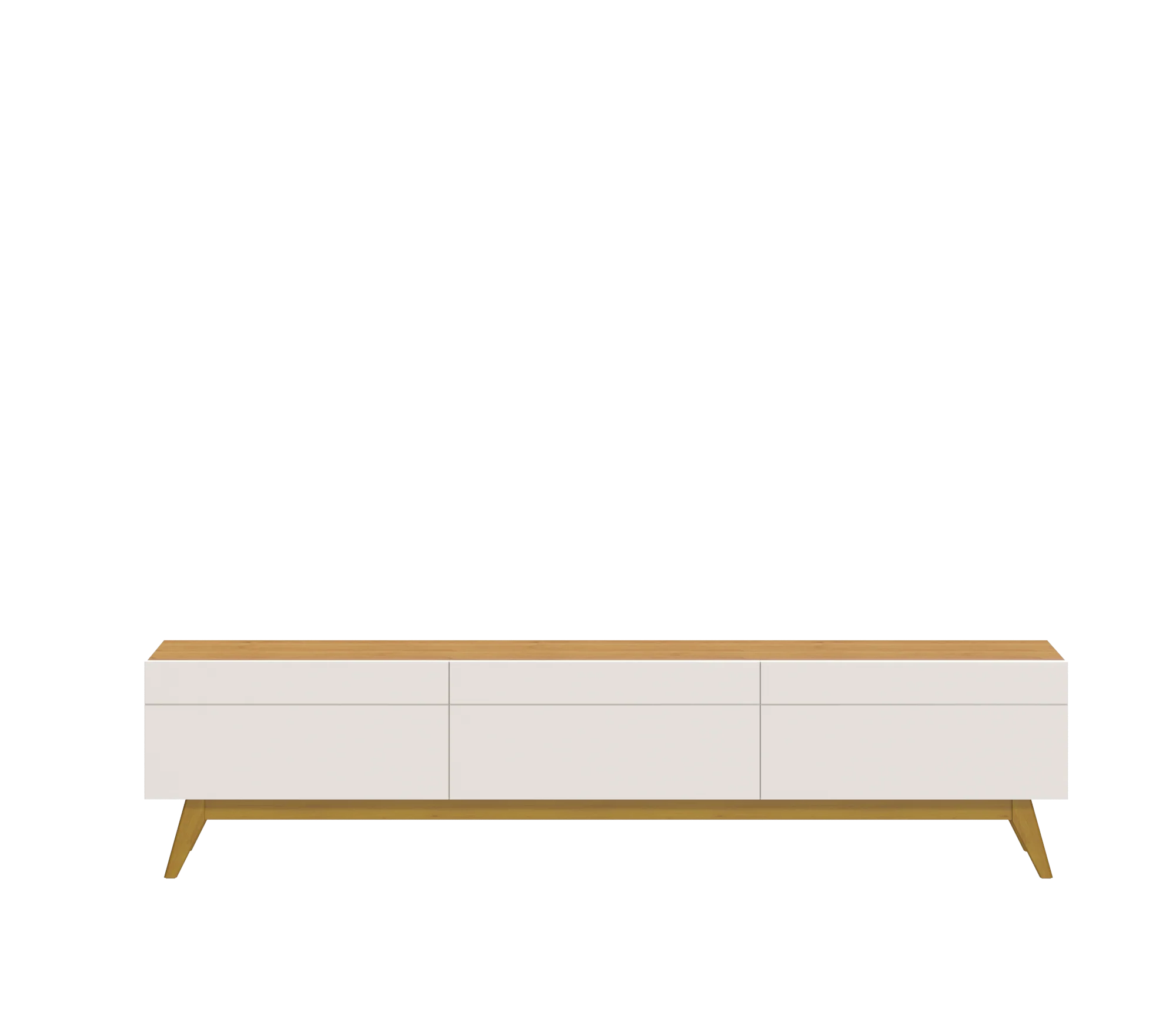 MEUBLE TV  CLASSIC 3G 2.6 OFF WHITE/NATURE  9033