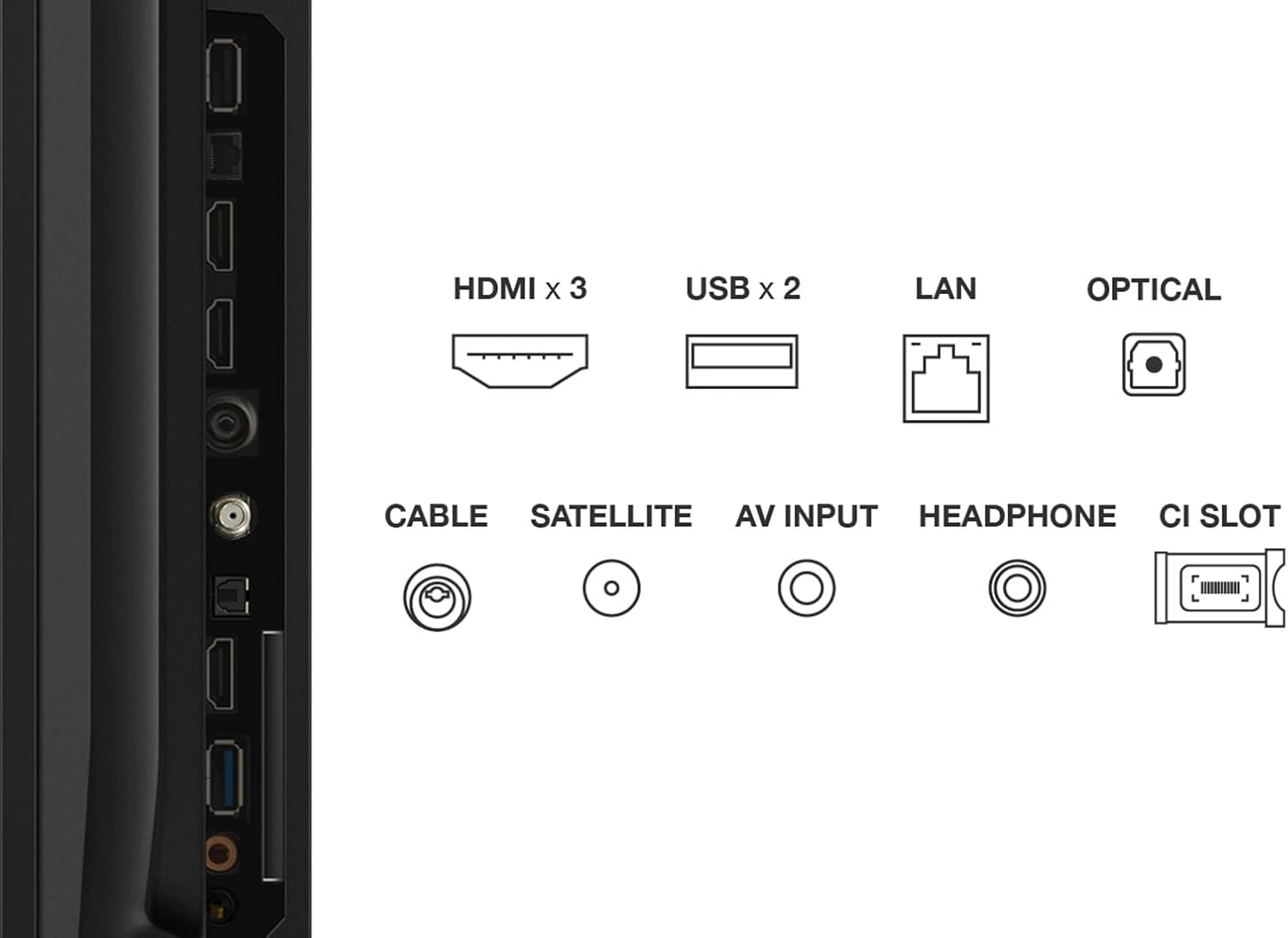 TCL 55V6B 55 Pouces 4K Ultra HD, HDR TV, Smart TV Powered by Google TV (Dolby Audio, Motion Clarity, Voice Control, Compatible avec Google Assistant, Chromecast intégré)