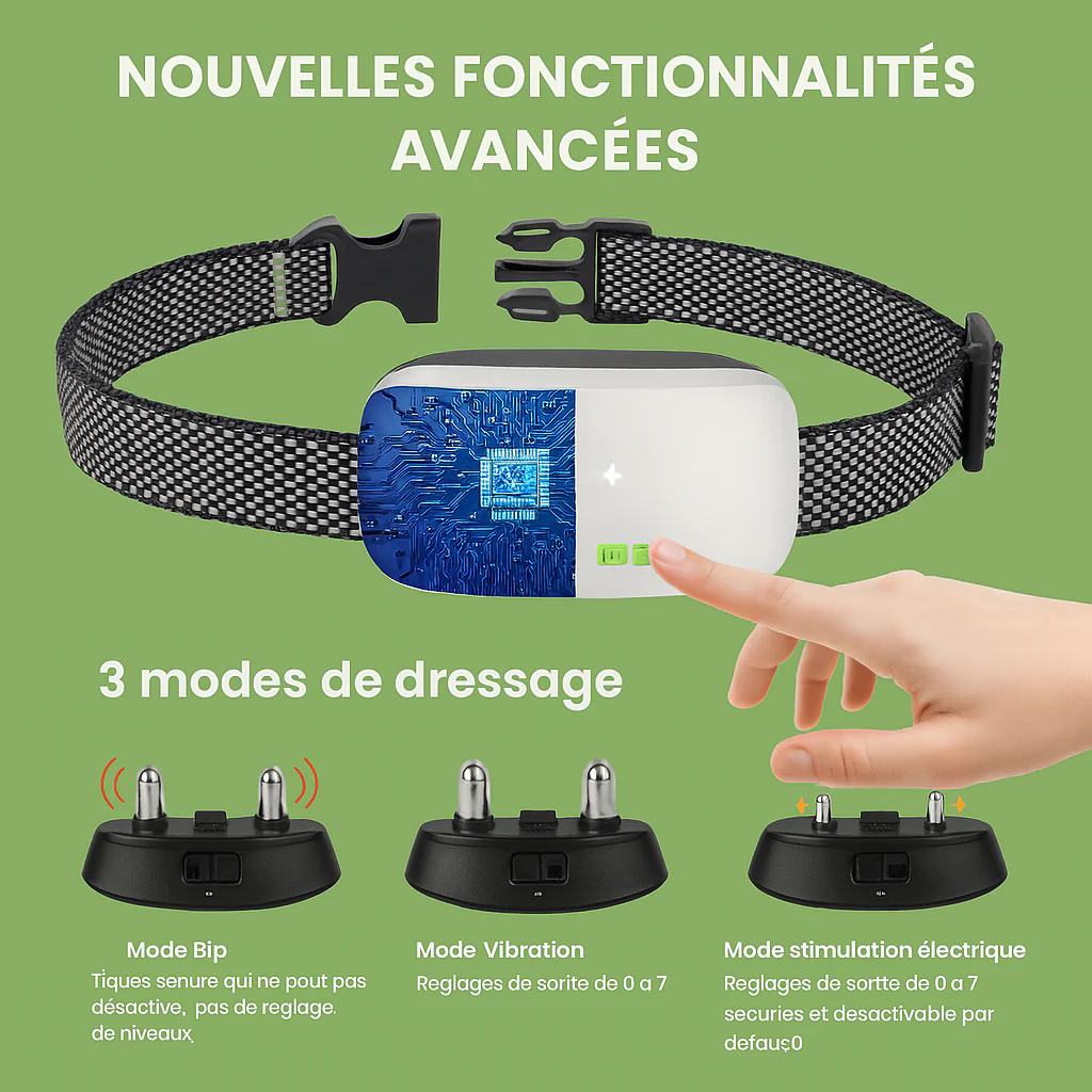 CalmPet - Collier Anti-Aboiement.