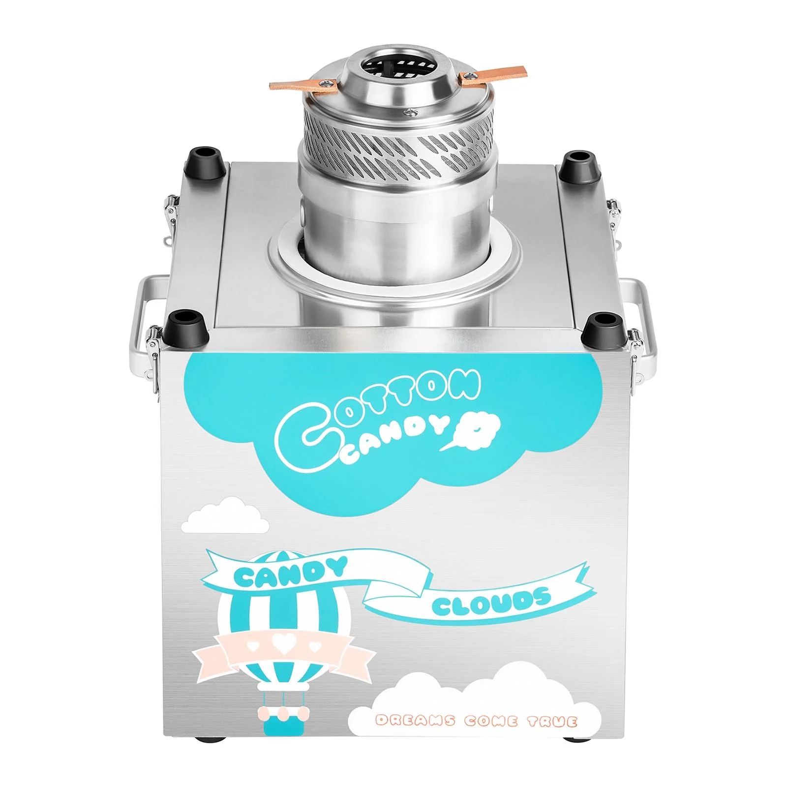 Kit machine barbe à papa avec btonnets 62 cm 1 500 watts 14_0002111