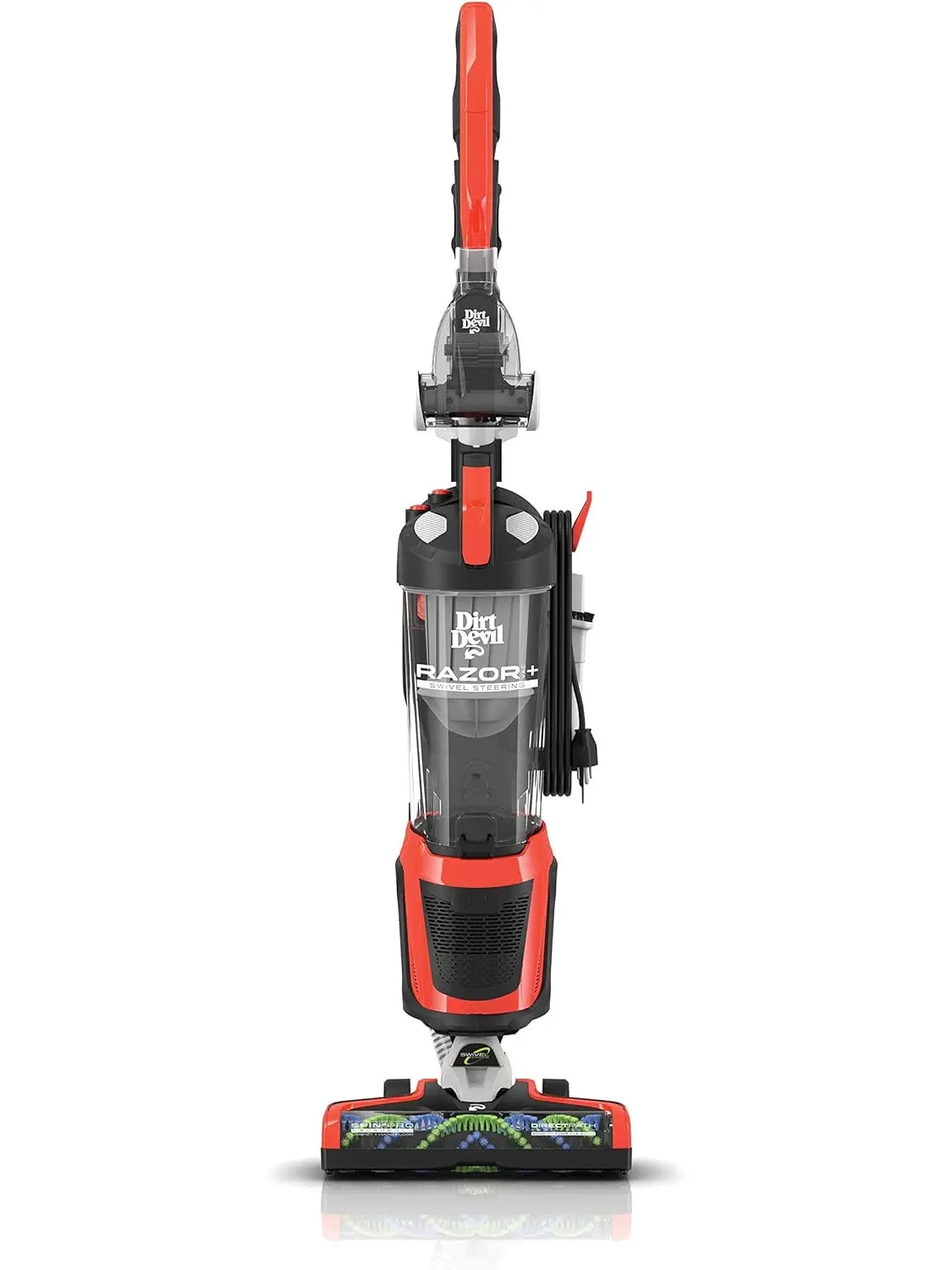 Dirt Devil Razor Pet Vacuum Cleaner with Swivel Steering, 120 Volts, UD70355B, Red