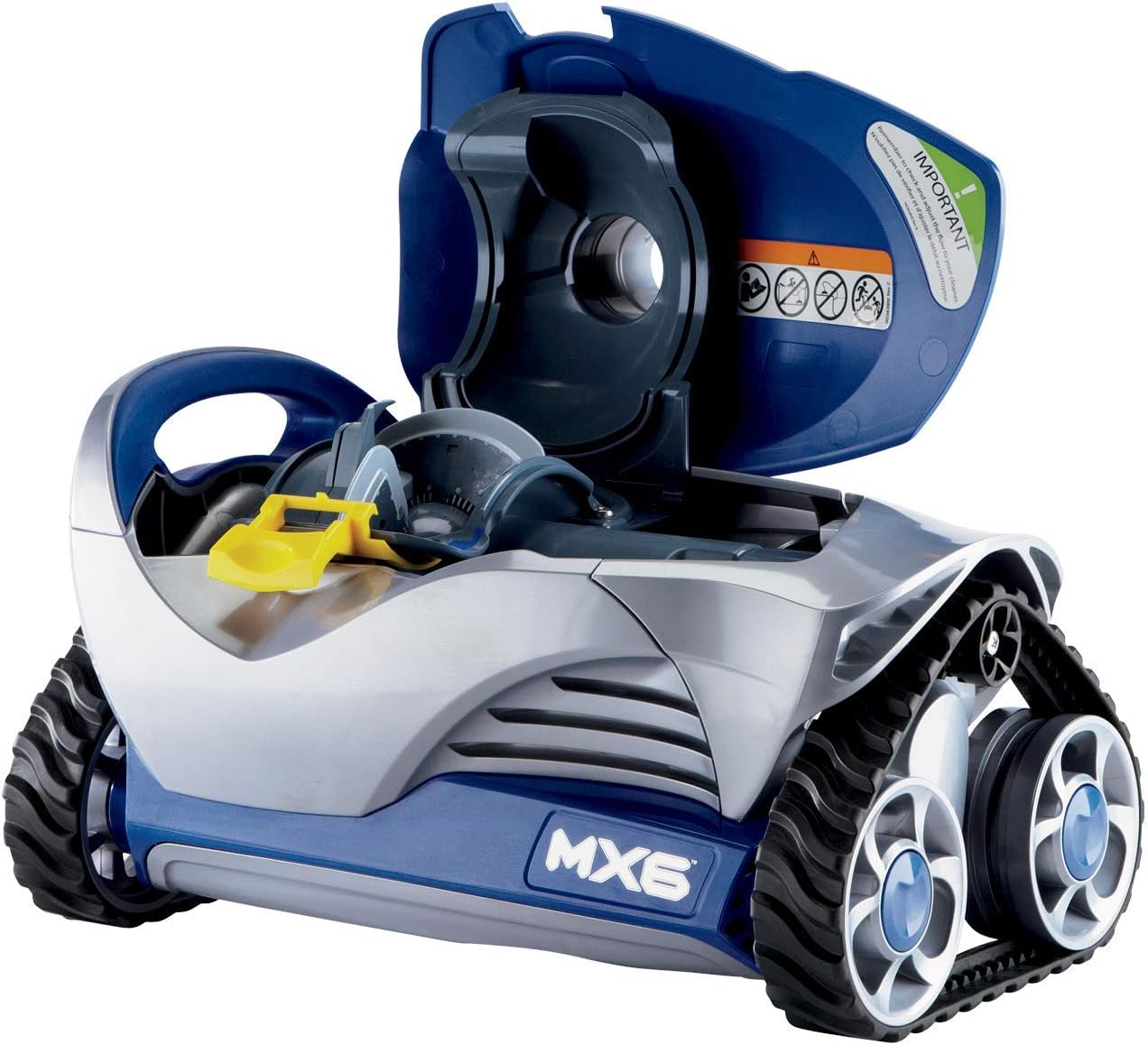 Zodiac W79102 MX6 Robot Nettoyeur de Piscine Hydraulique, Multicolore