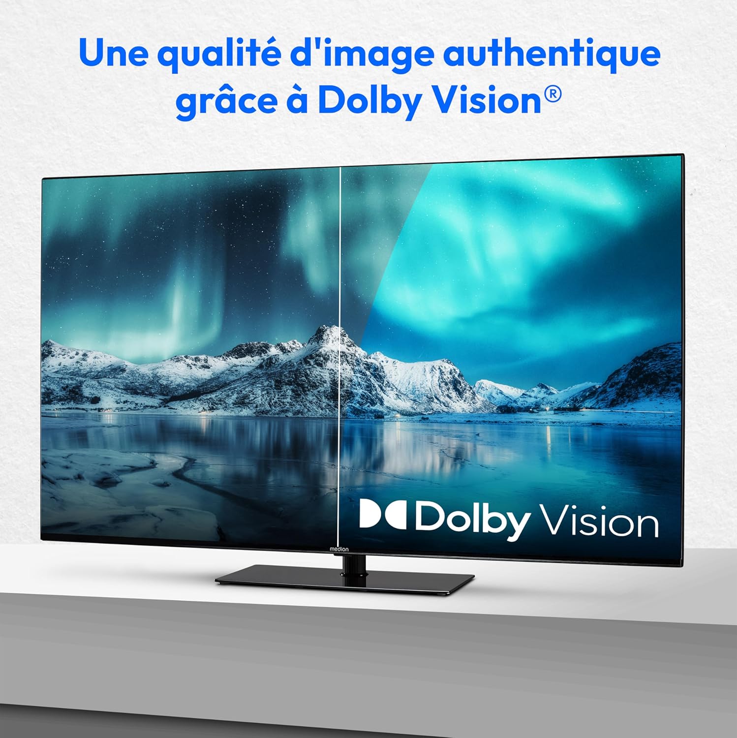 MEDION X14370 (MD 30706) 108 cm (43 Zoll) Fernseher (Smart TV, 4K Ultra HD, Dolby Vision HDR, Dolby Atmos, Netflix, Prime Video, MEMC, Micro Dimming, Bluetooth, PVR)