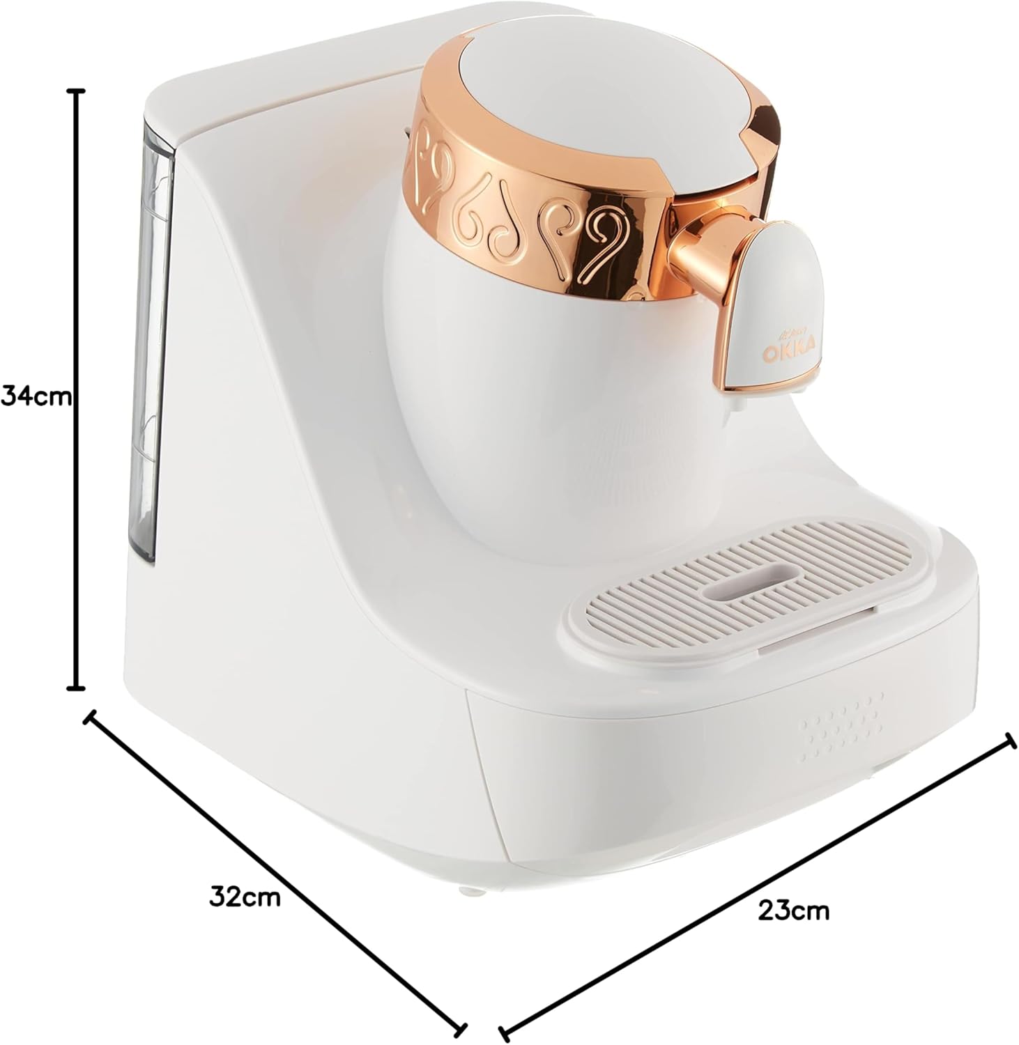 Arzum ok001 Okka Machine à café 2 Tassen noir