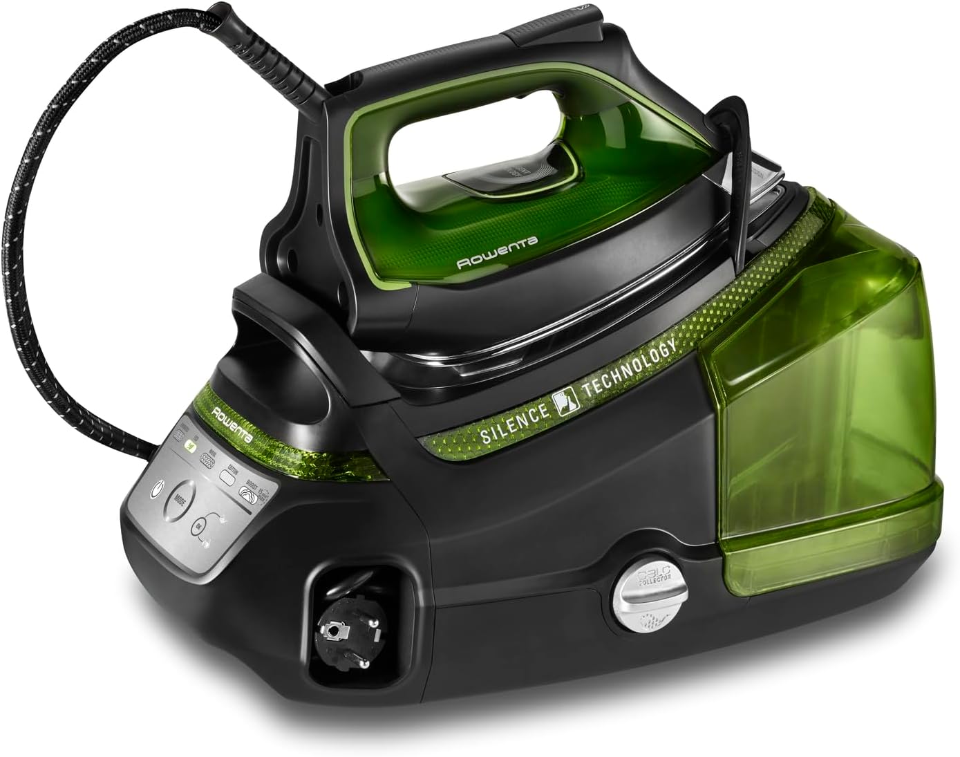 Rowenta Silence Steam Pro Centrale vapeur, Haute pression 8 bars, Fonction pressing 580g/min, Silencieuse, Fabriqué en France DG9246F0
