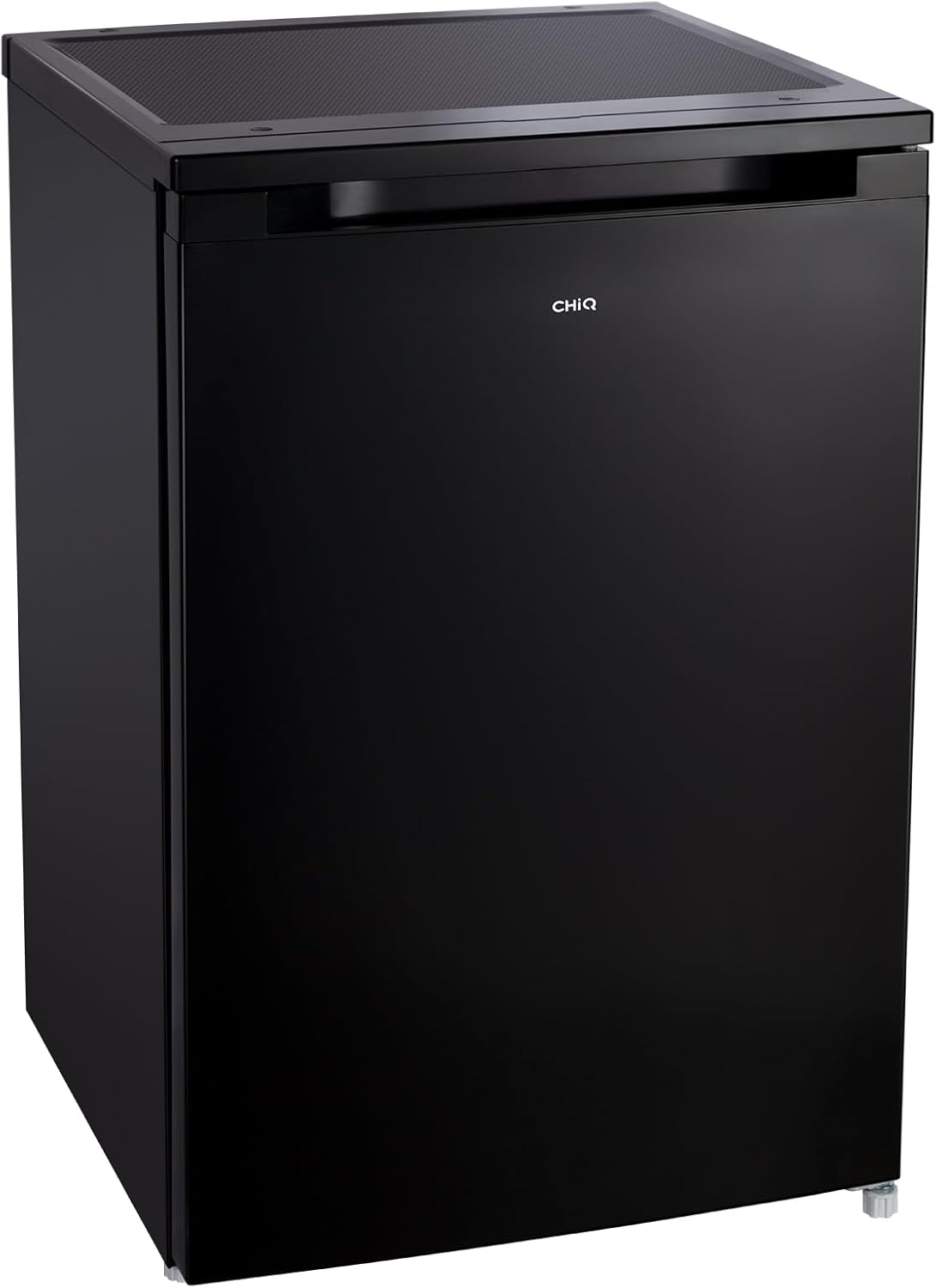 CHiQ Congélateur armoire avec une capacité de 145L, Congélation rapide, Thermostat réglable, Silencieux, Porte réversible, Noir, Classe énergétique E FSD160D4E