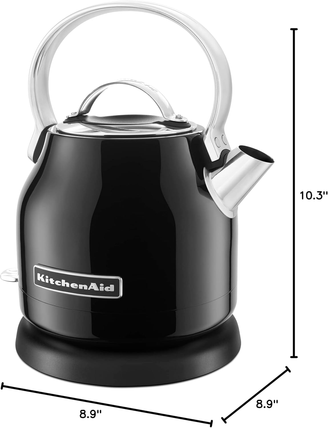 KitchenAid KEK1222TB Bouilloire électrique Bleu crépuscule 1,25 l Small noir onyx