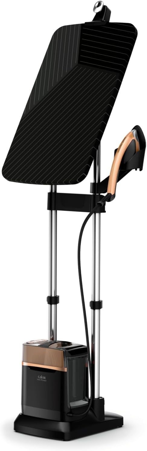 Calor Ixeo Power solution de défroissage tout-en-un, 2170 W, Fer à repasser avec planche Smartboard intégrée 3 positions, Pression d'une centrale vapeur de 5,8 bars, Fabriqué en France QT2020C0