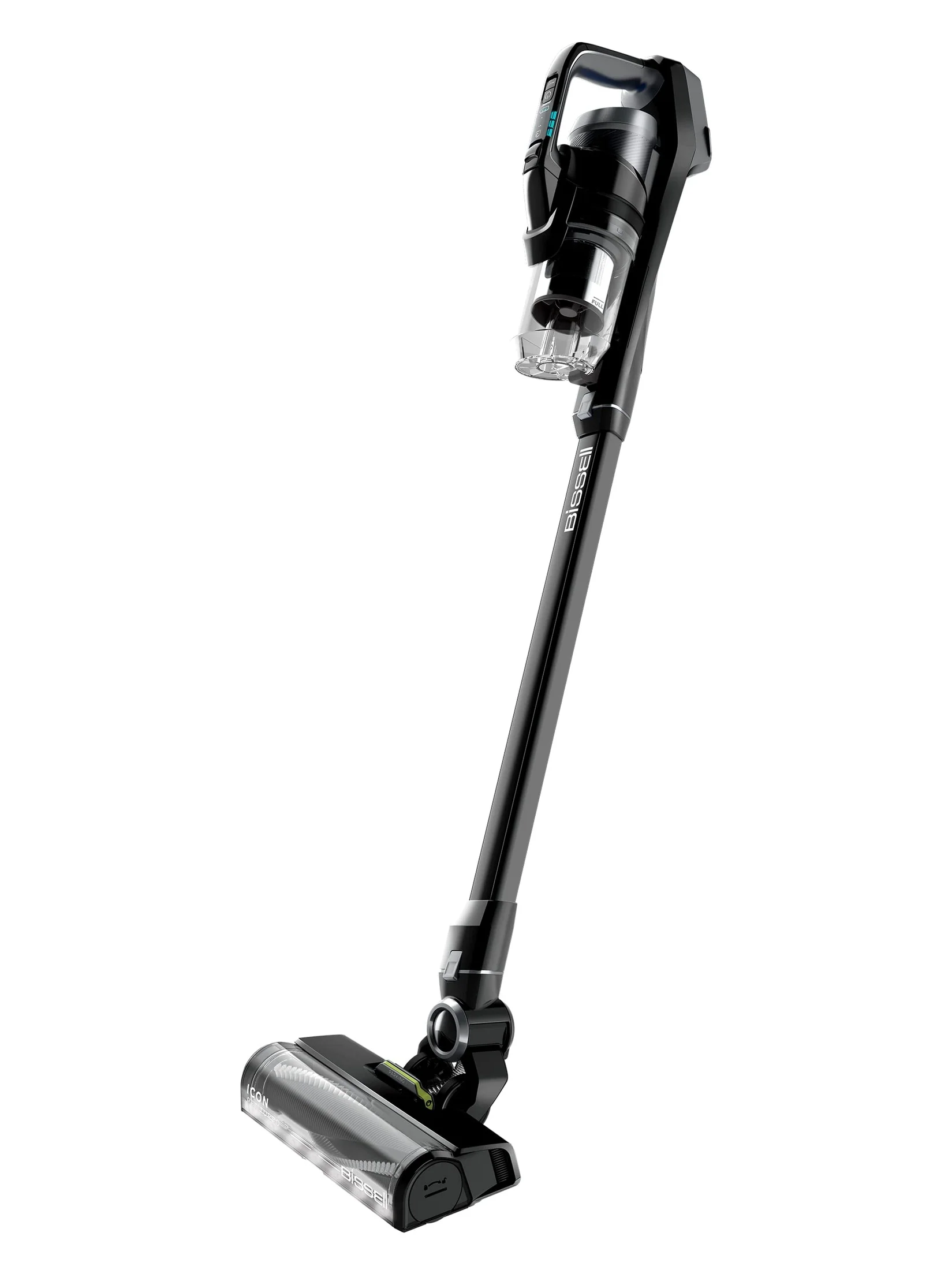 BISSELL ICONPet Turbo Vacuum with Powerful Turbo Boost Suction, Tangle Free Brush Roll, & Parking Break, LED Crevice + Dusting Brush Tool, LED Motorized TurboBrush Tool, Plus a Wall Mount