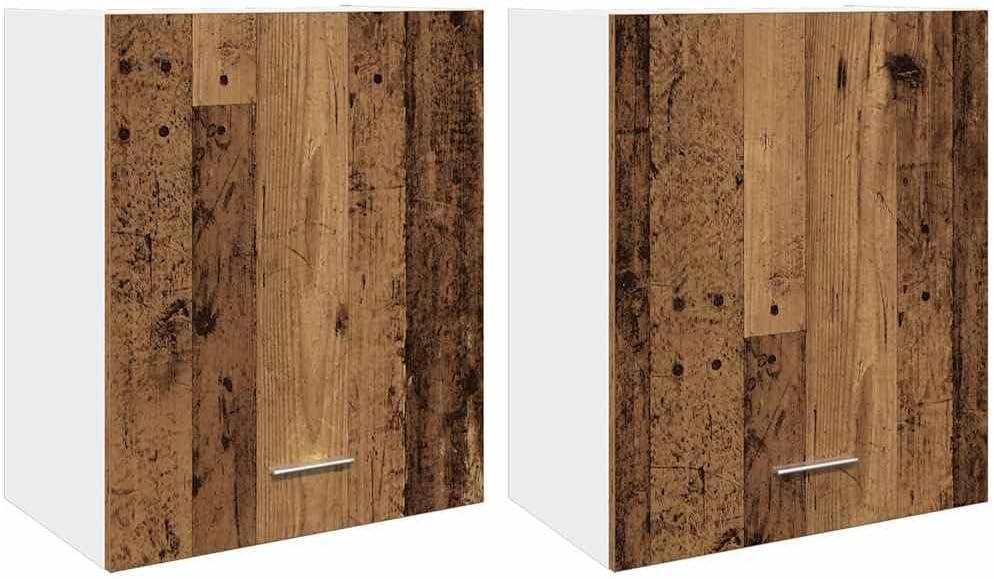 vidaXL Armoire à Micro-Ondes Placard Armoire de Rangement Meubles de Cuisine avec 4 Etagères Intérieur Maison Gris Béton 60x57x207 cm Aggloméré