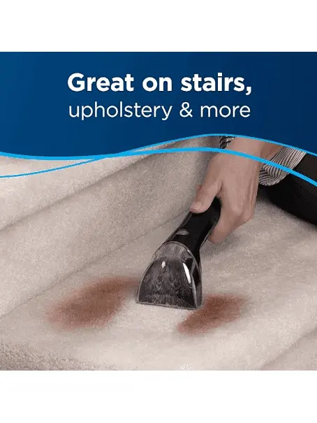 BISSELL Little Green Proheat Portable Deep Cleaner/Spot Cleaner and Car/Auto Detailer with self-Cleaning HydroRinse Tool for Carpet and Upholstery, 2513E