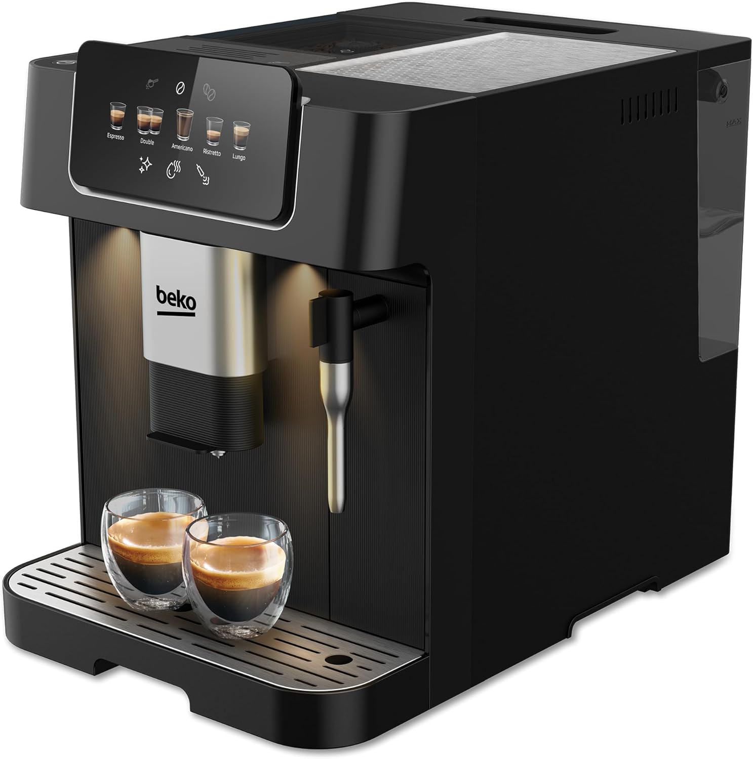 BEKO Expresso avec broyeur CEG7302B noir CaffeExperto