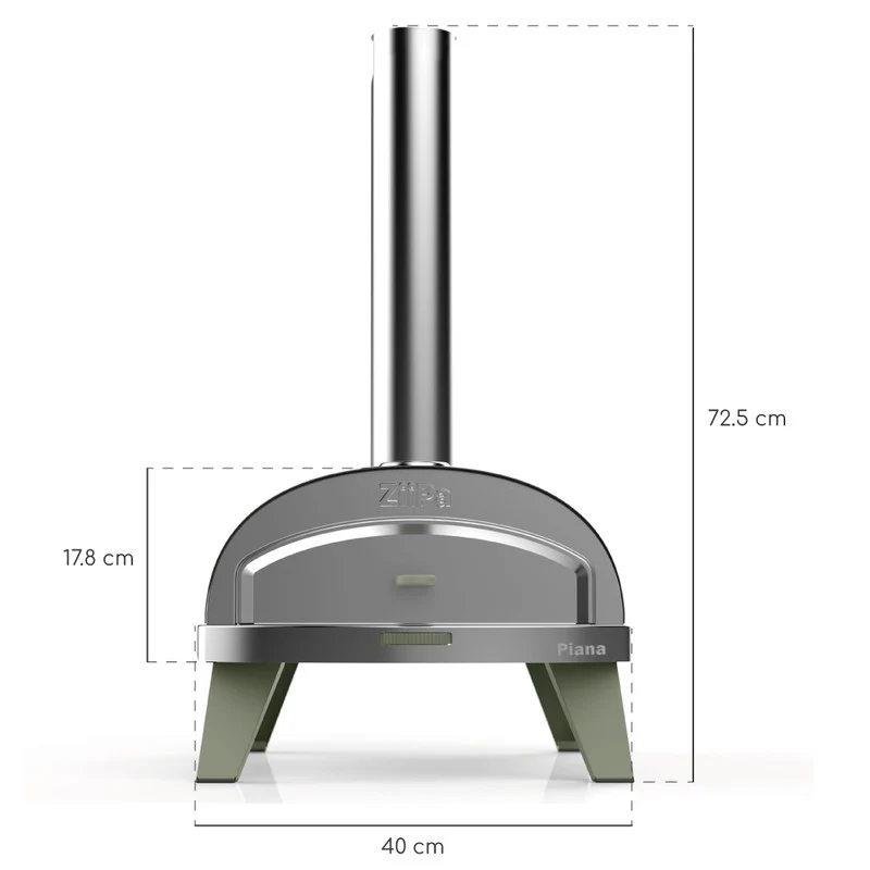 Four à Pizza PIANA à pellets Eucalyptus Ziipa