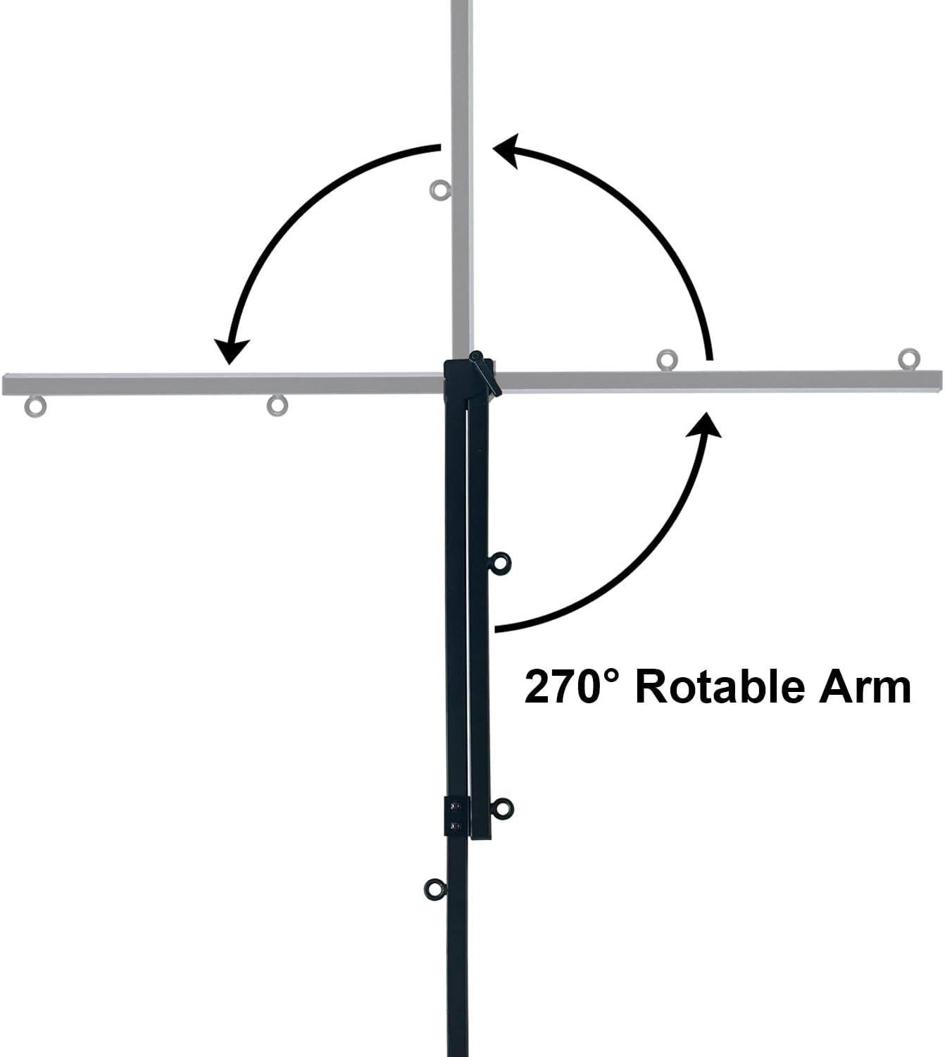 SHELANDY Bras de toilettage pour animaux de compagnie avec collier de serrage pour chiens de grande et petite taille – Hauteur réglable de 88,9 cm