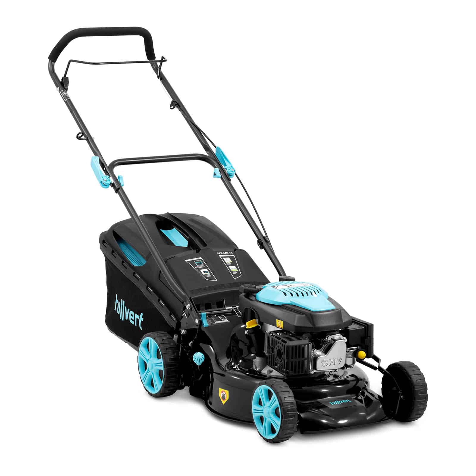 Tondeuse à gazon thermique tondeuse thermique tondeuse thermique tractée 2.6 k w / 146 cm largeur de coupe de 457 mm autopropulsion autopropulsée  14_0007482