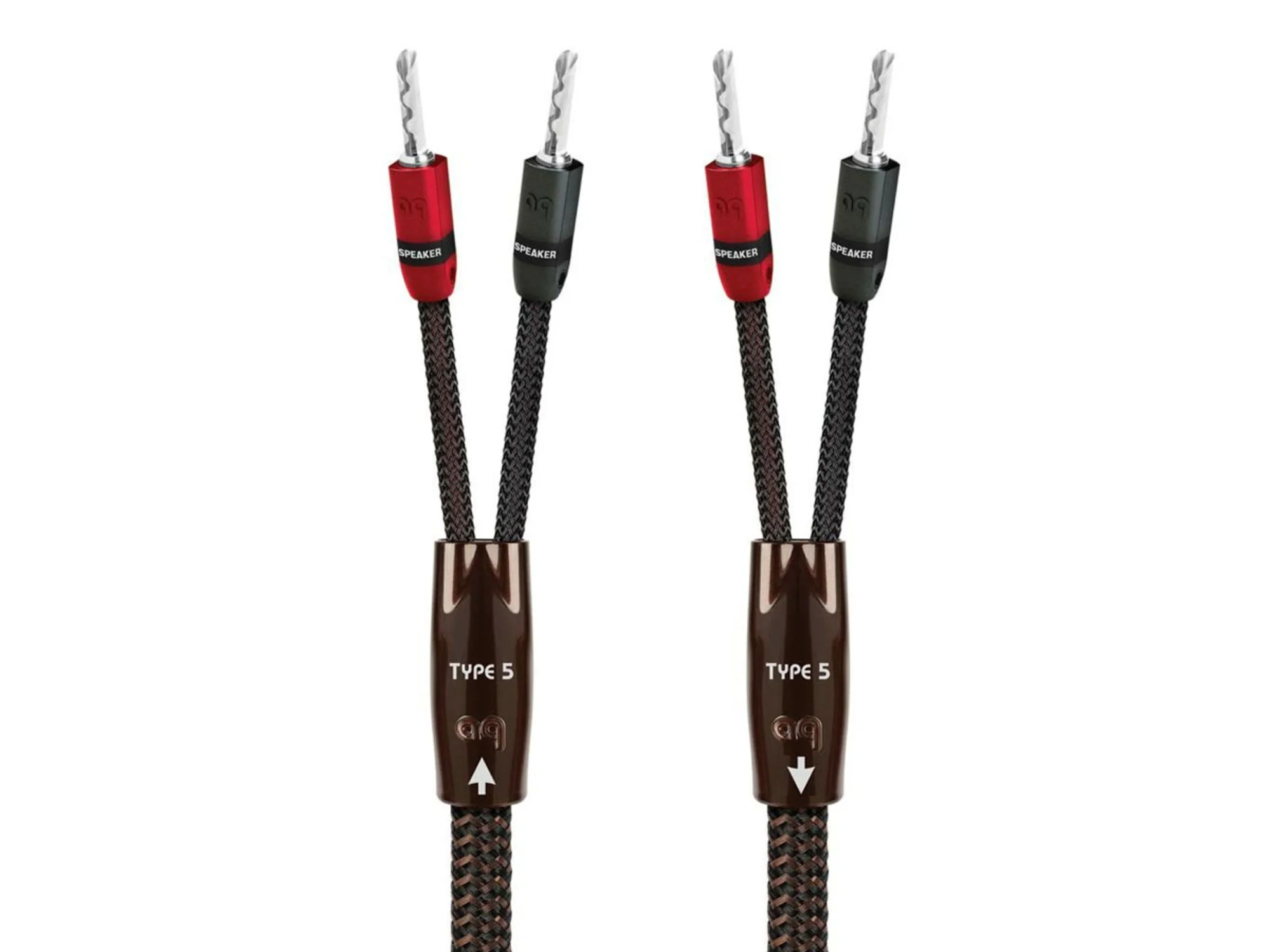 AUDIOQUEST Type 5 monté avec bananes