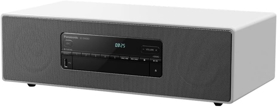 Panasonic SC DM502 Système Audio 2 x 20 Watt Blanc