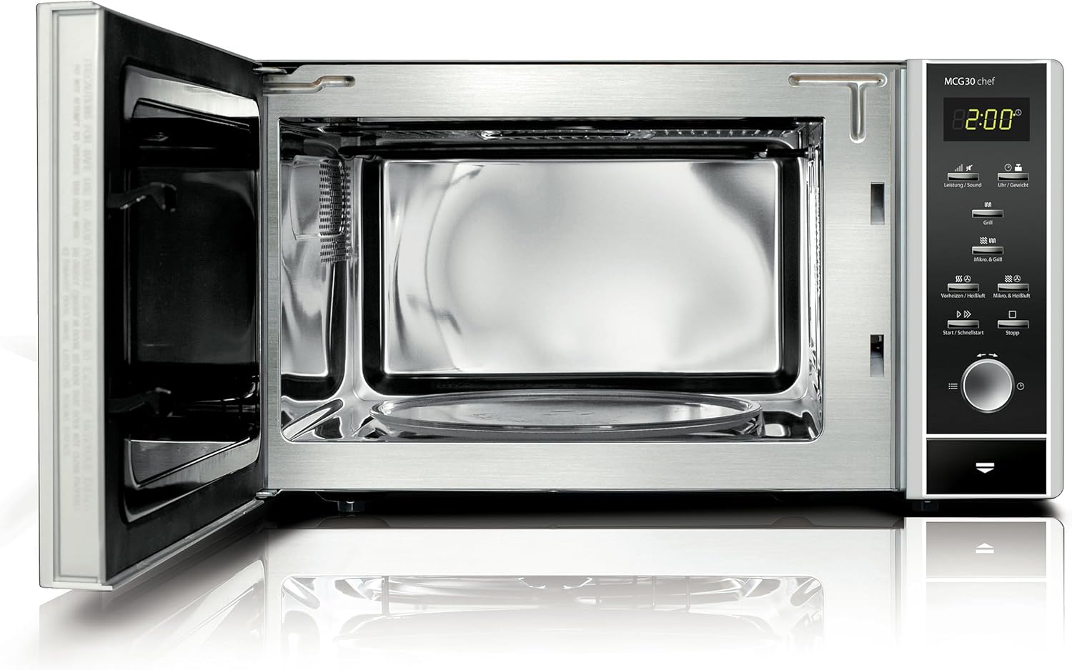 Caso mcg30 Chef Design micro-ondes Four à micro-ondes acier inoxydable