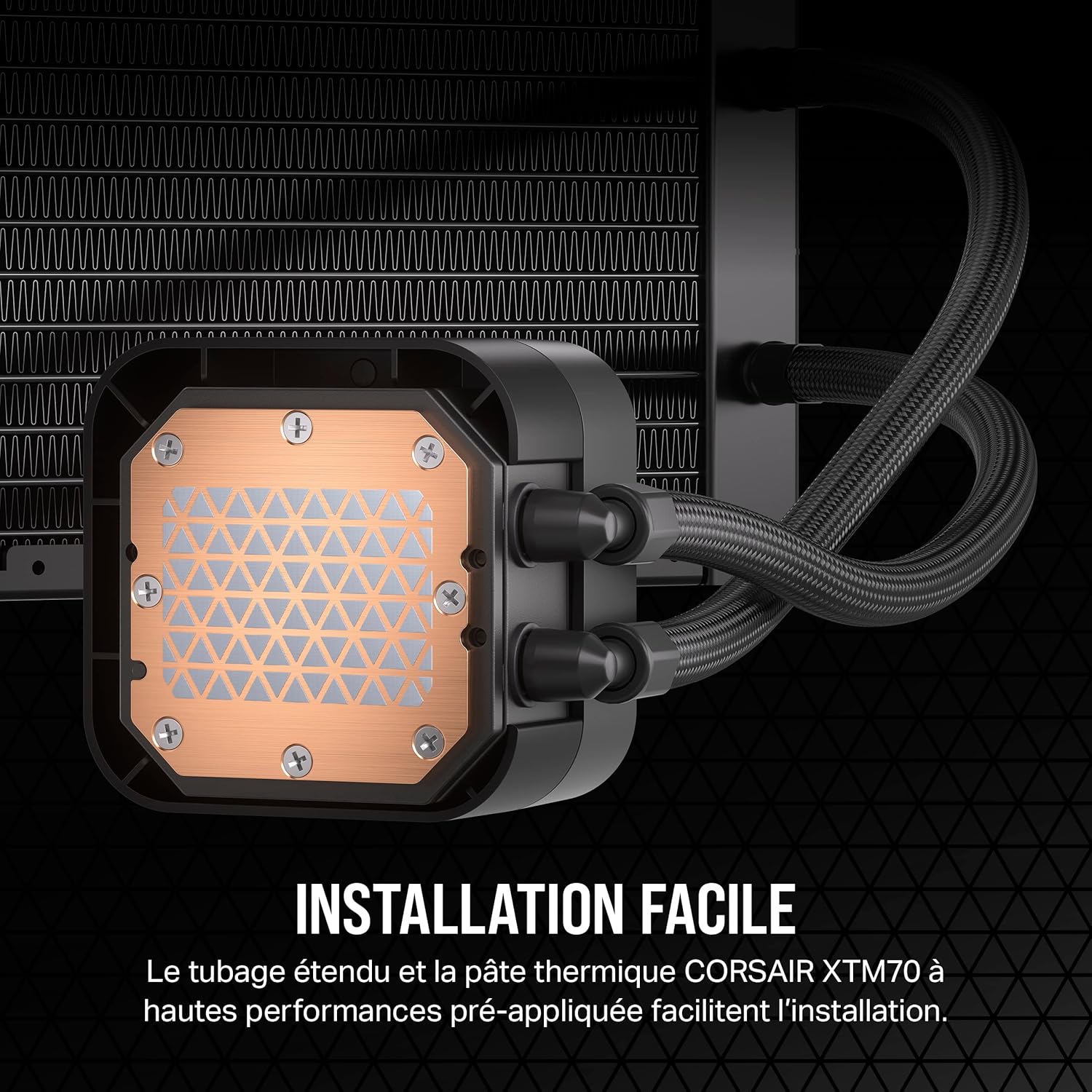 Corsair iCUE H150i Elite LCD XT Refroidisseur de CPU Liquide - Écran LCD IPS - Trois Ventilateurs AF120 RGB Elite - Radiateur 360mm - Convient à Intel® LGA 1700, AMD AM5, et Plus - Noir