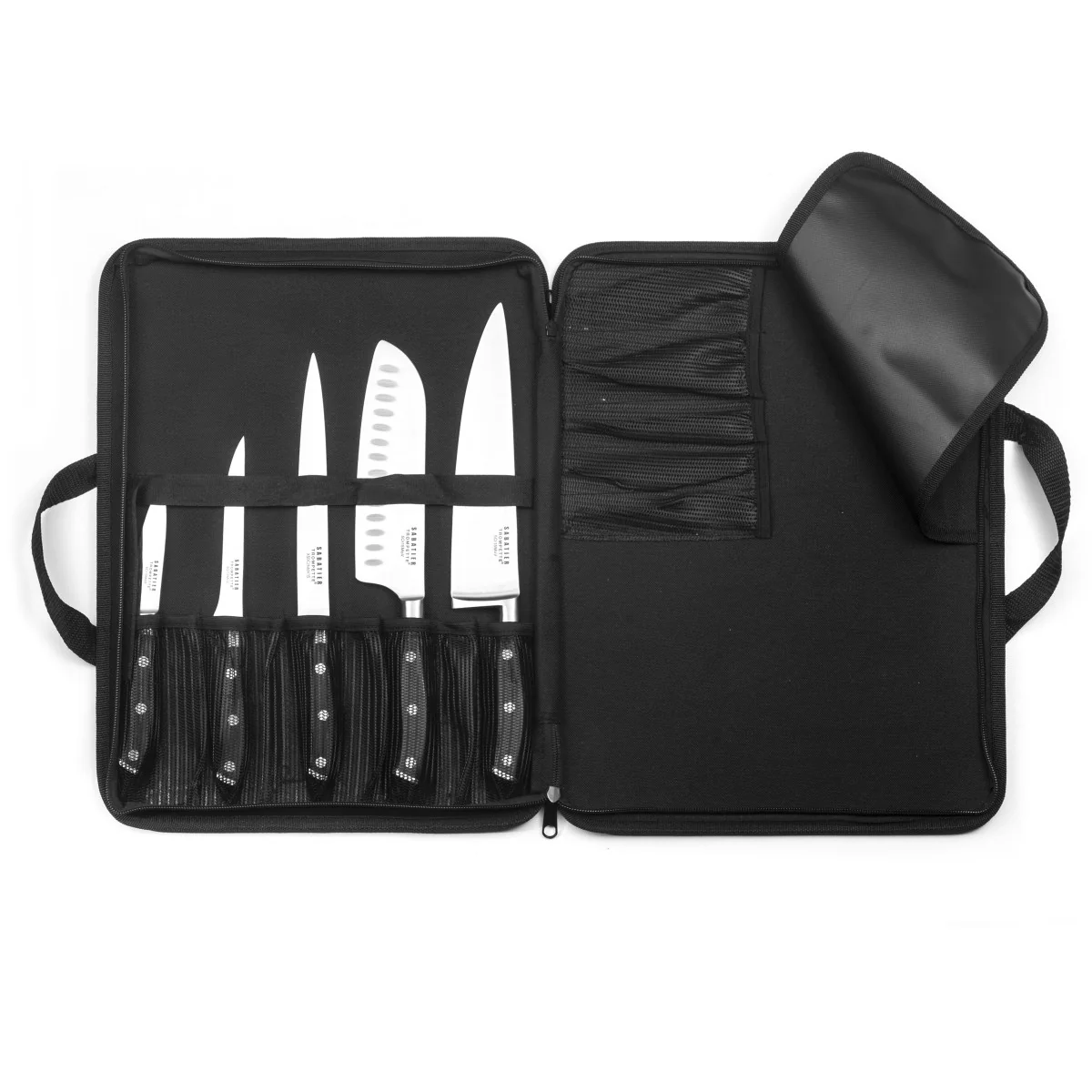 Vulcano - Trousse 5 couteaux de cuisine Sabatier Trompette