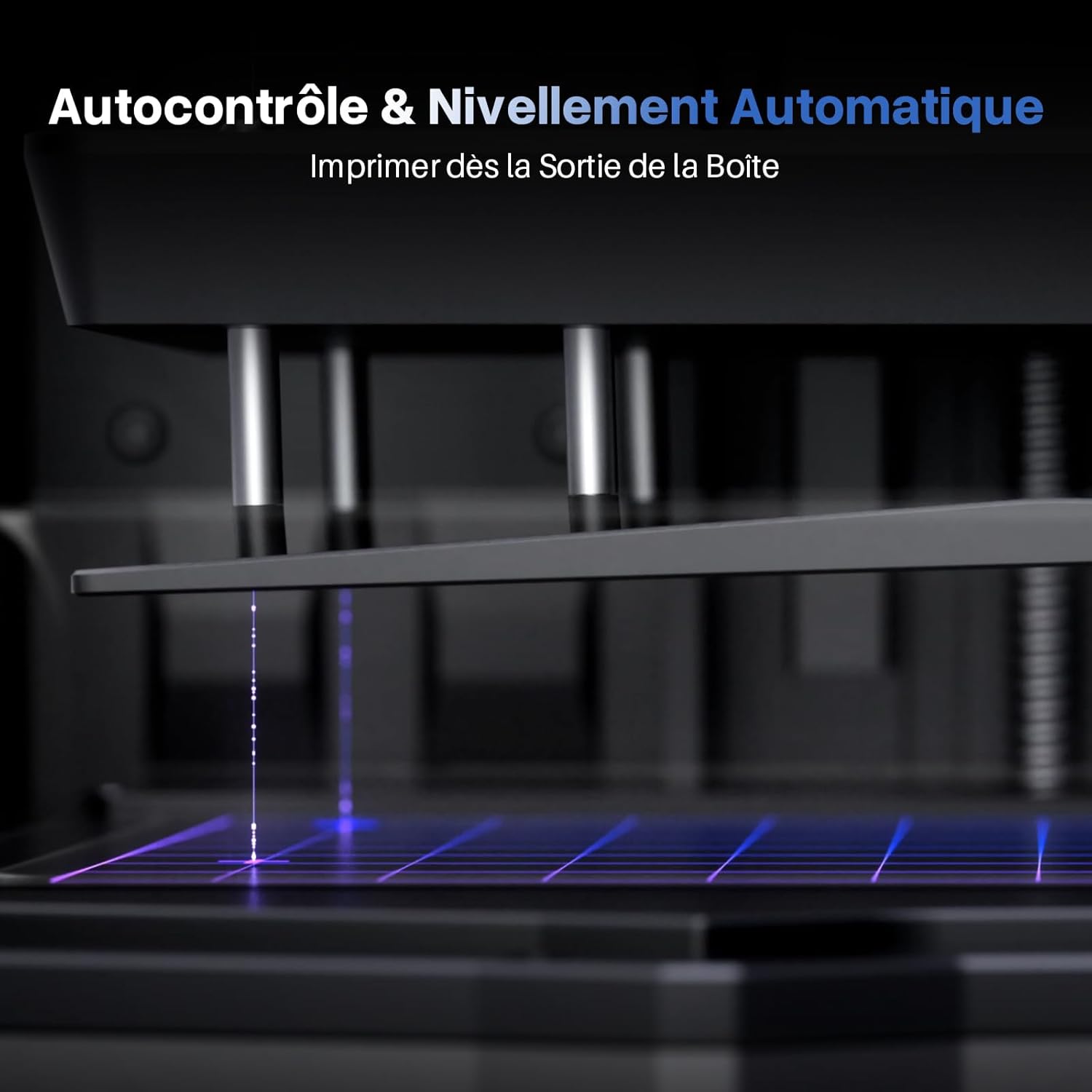 ELEGOO Saturn 4 Ultra Imprimante 3D Résine, LCD Mono 12K de 10 Pouces, Haute Vitesse de 150 mm/h, Nivellement Automatique et Intelligente, Transfert WiFi, Taille d'impression 218,88x122,88x220 mm³