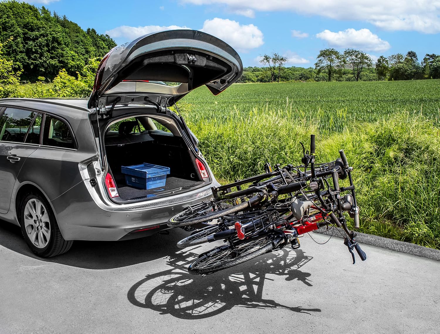 EUFAB Porte-Vélos Plateforme Sur Attelage 3 Vélos Amber Iii