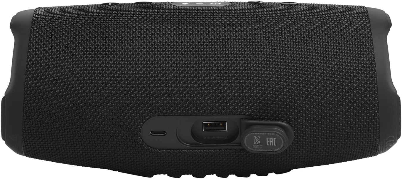 JBL Charge 5 WiFi, Enceinte portable, connexion Bluetooth et WiFi, Son Pro Original JBL, étanche à l'eau et à la poussière, 20h d'autonomie, Noire