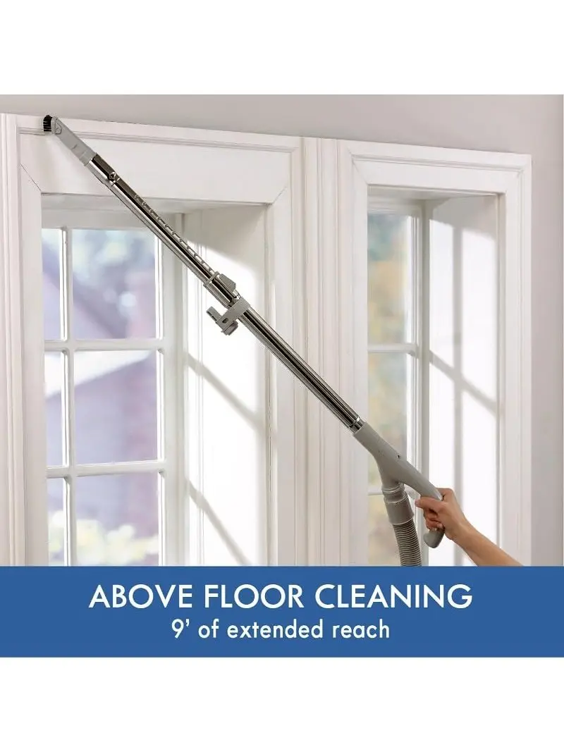 Kenmore Pet-Friendly Lightweight HEPA Canister Vacuum with Variable Modes, Retractable Cord, and Pet Brush - Blue