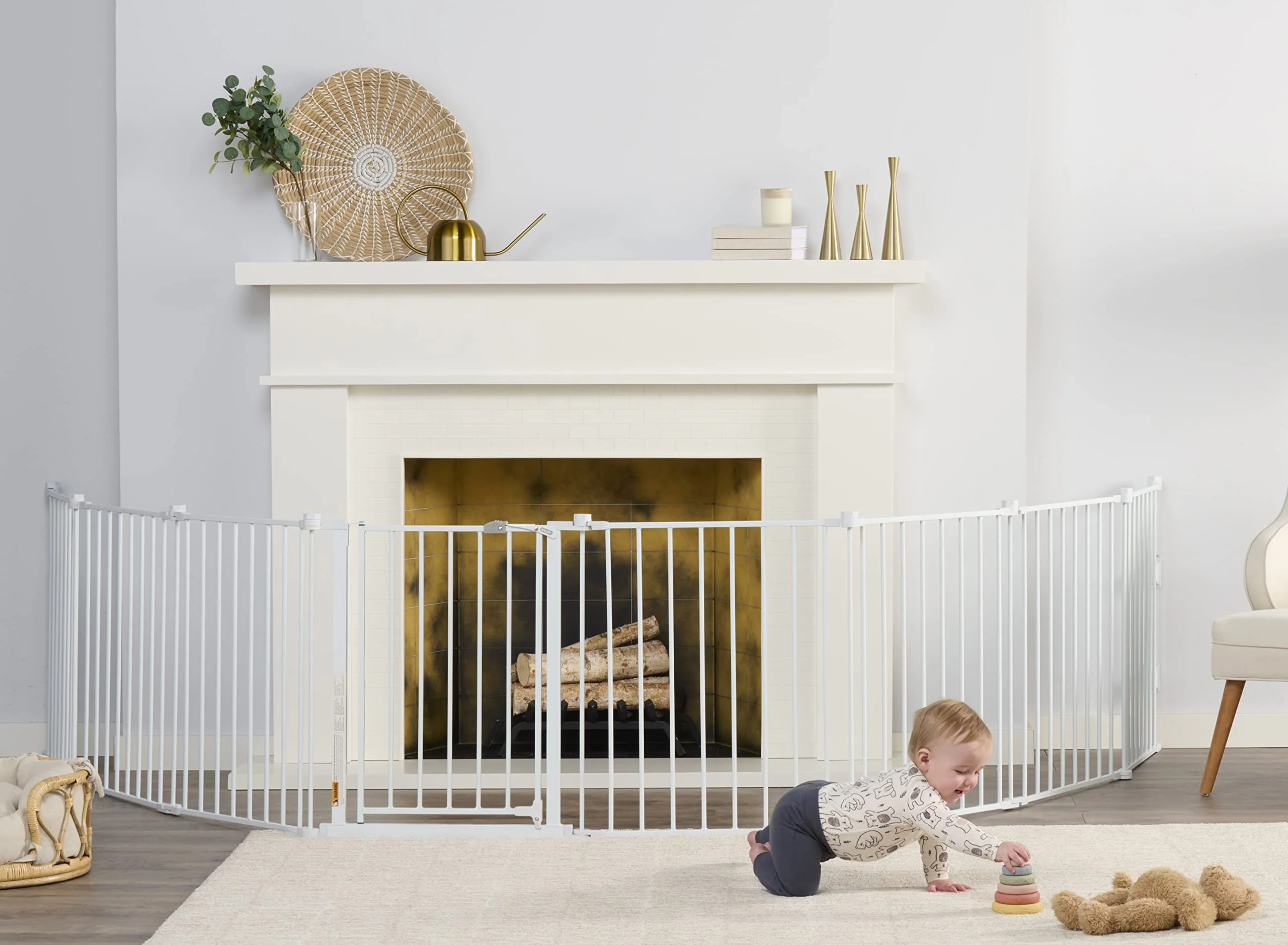 Regalo 192 Inch Super Wide Adjustable Baby Gate and Play Yard