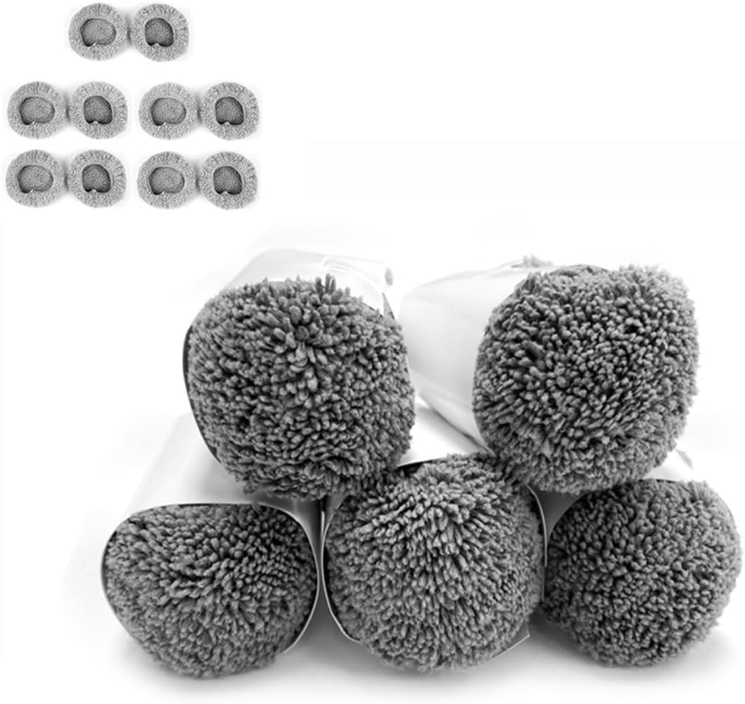 HUTT DDC55 Robot Nettoyeur Vitre, Robot Laveur de Vitre Automatique, Système de Sécurité, Navigation Intelligente, Télécommandé, pour Toutes Les Surfaces Lisses, avec 12 Chiffons