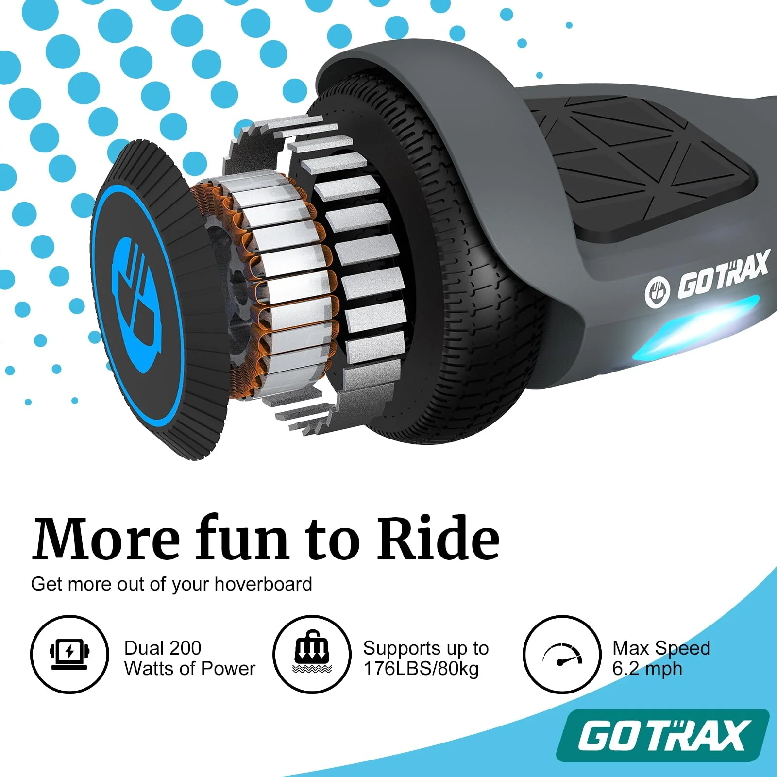 Gotrax Edge Hoverboard with 6.5
