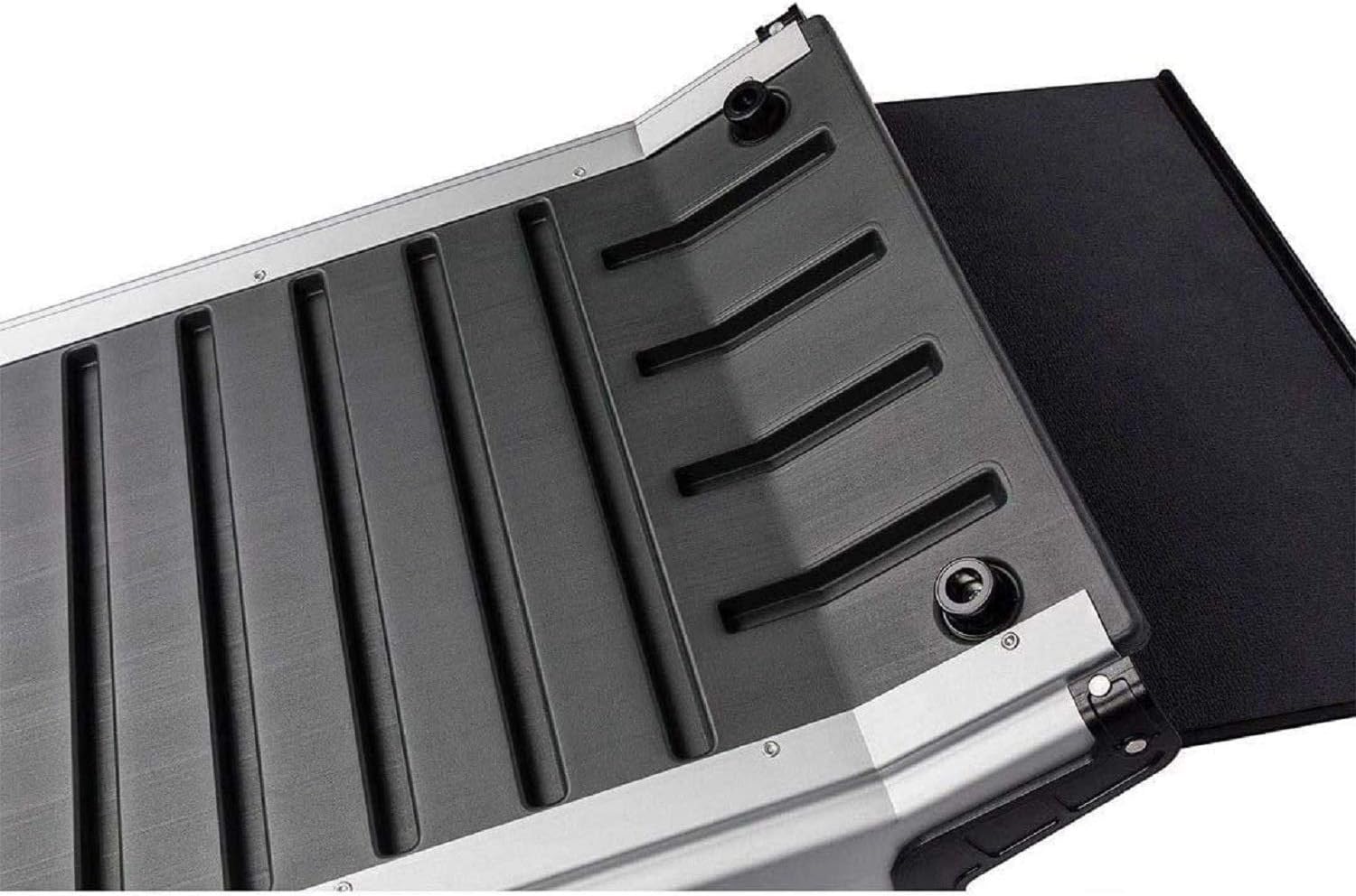 PetSafe - Grande Rampe Télescospique Deluxe Solvit pour Animal de Compagnie Pliable en 3 Parties - Pour Chien Agé, Faible - Rampe d'Accès Ideale pour Voitures - Aluminium, Légère, Compacte