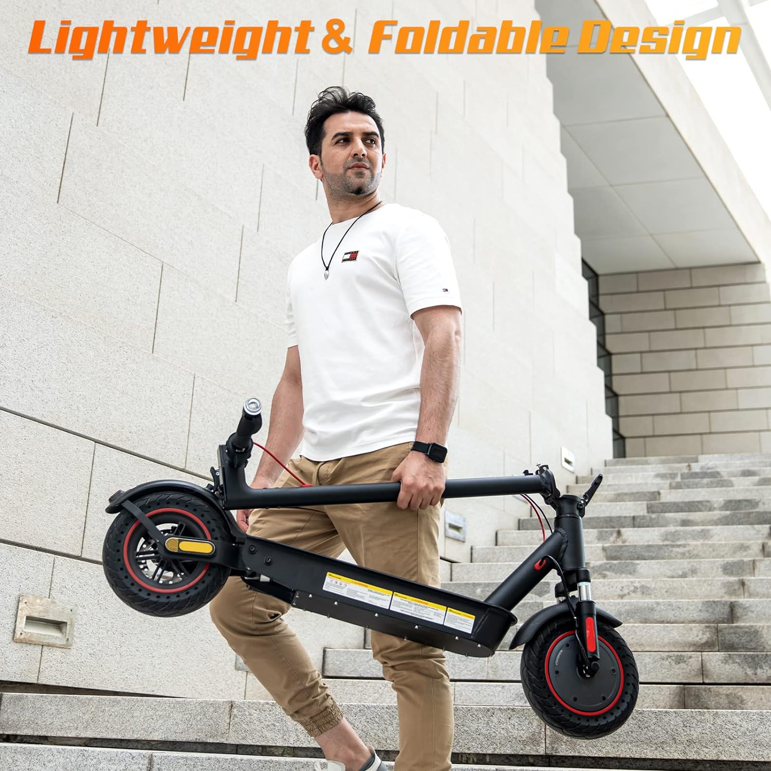 Evercross EV10K Pro 500W E-Scooter mit 35 km Reichweite, 10-Zoll-Honeycomb-Reifen und IP54 Schutz