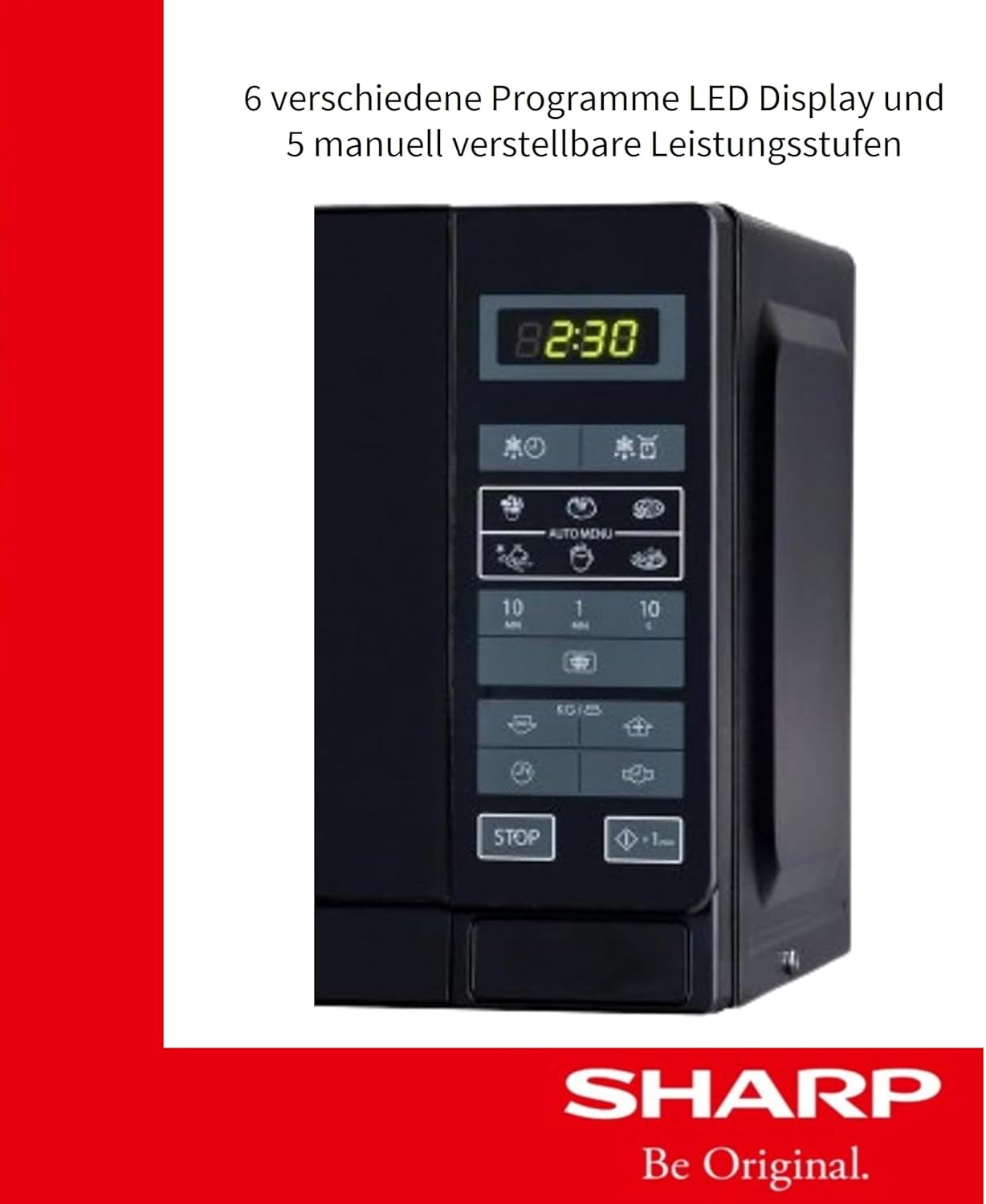 Sharp R-242WW Micro-ondes Solo 20 litres - Blanc