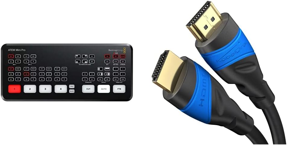 Blackmagic Design ATEM Mini Pro Mixeur vidéo Noir