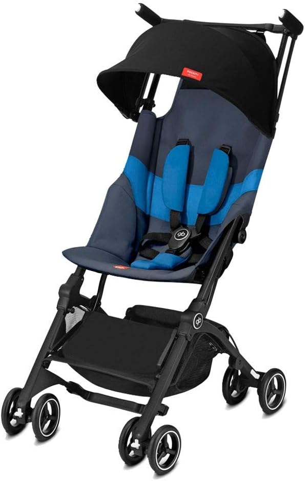 gb Gold Poussette Pockit+ All Terrain, Ultra-compacte, De 6 mois jusqu'à 22 kg (4 ans env.), Velvet Black
